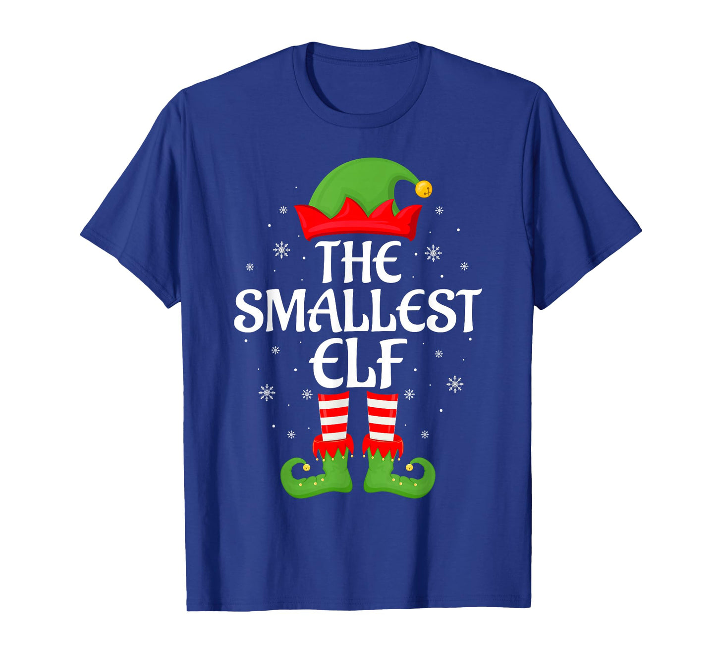 Smallest Elf Xmas Family Matching Elf Squad Christmas T-Shirt