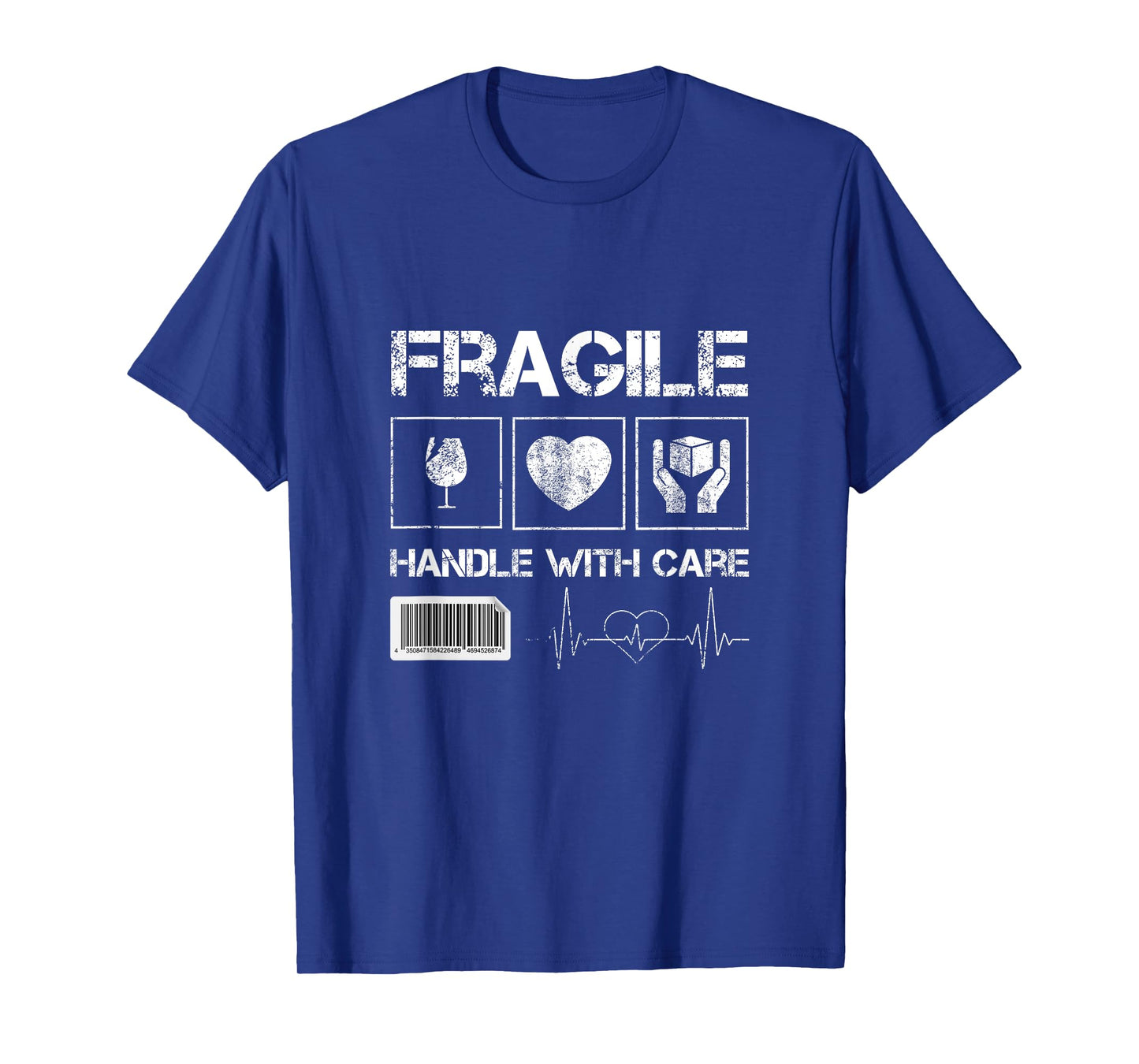 Fragile Handle with Care Graphic Tees & Cool Designs Fun T-Shirt