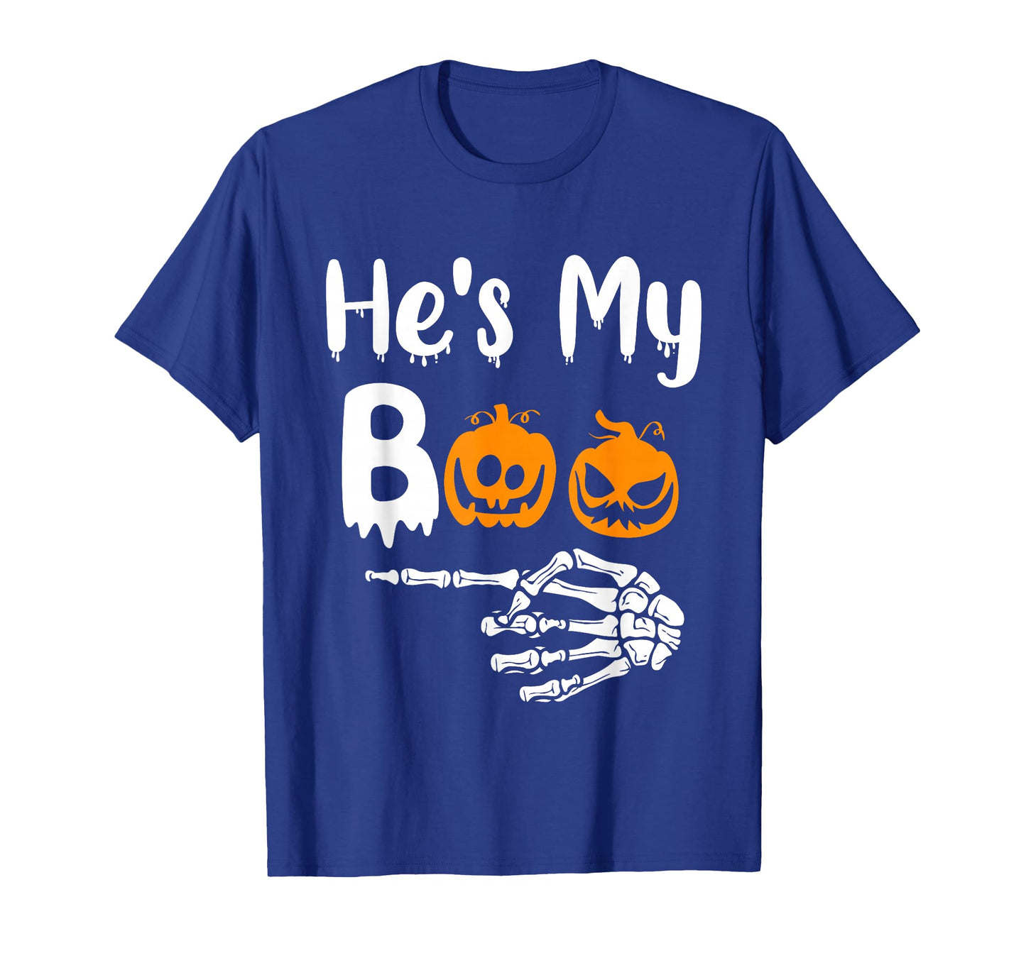 She's My Boo Matching Halloween Pajama Couples He's My Boo T-Shirt