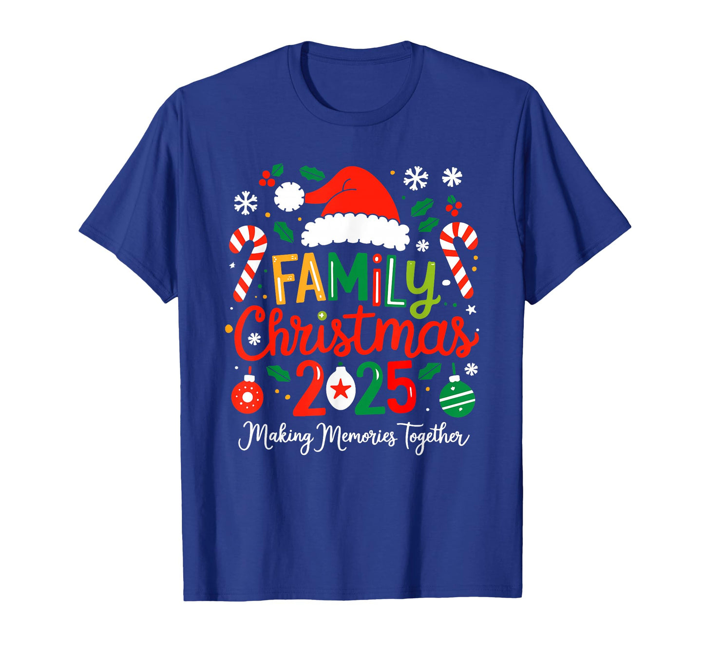 Family Christmas 2025 Matching Family Christmas Xmas Squad T-Shirt