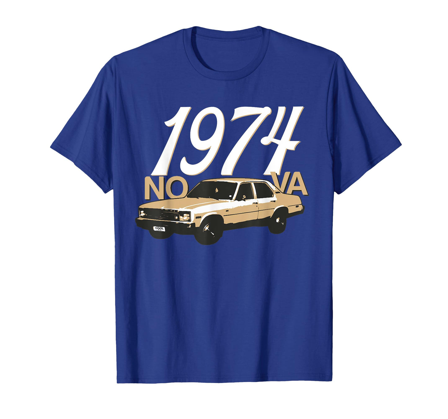 1974 74 Chevys Nova 2 Classic Car Old School Muscle Car T-Shirt
