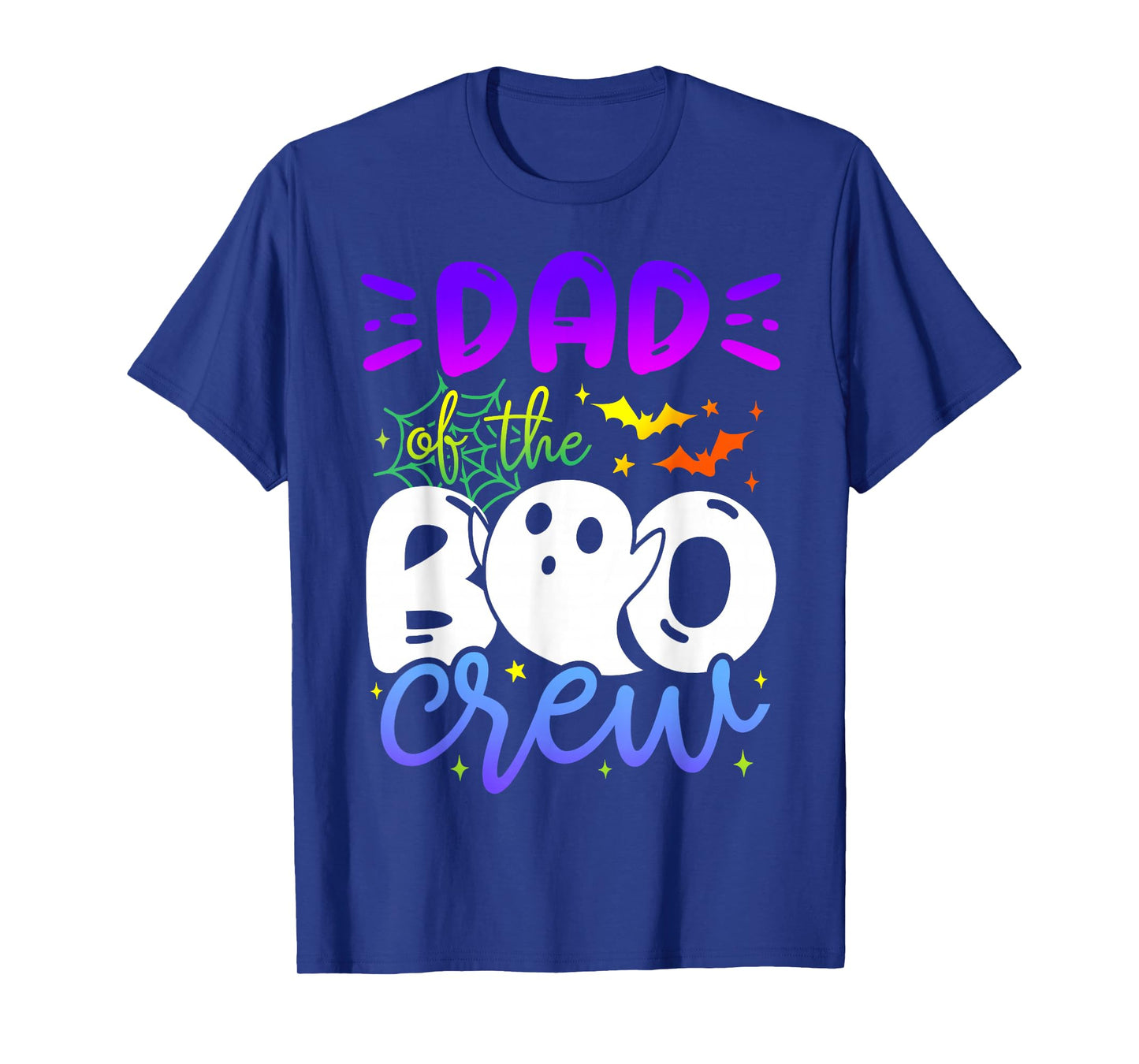 Dad of Boo Halloween Crew Costume Boo Ghost Lover Family T-Shirt