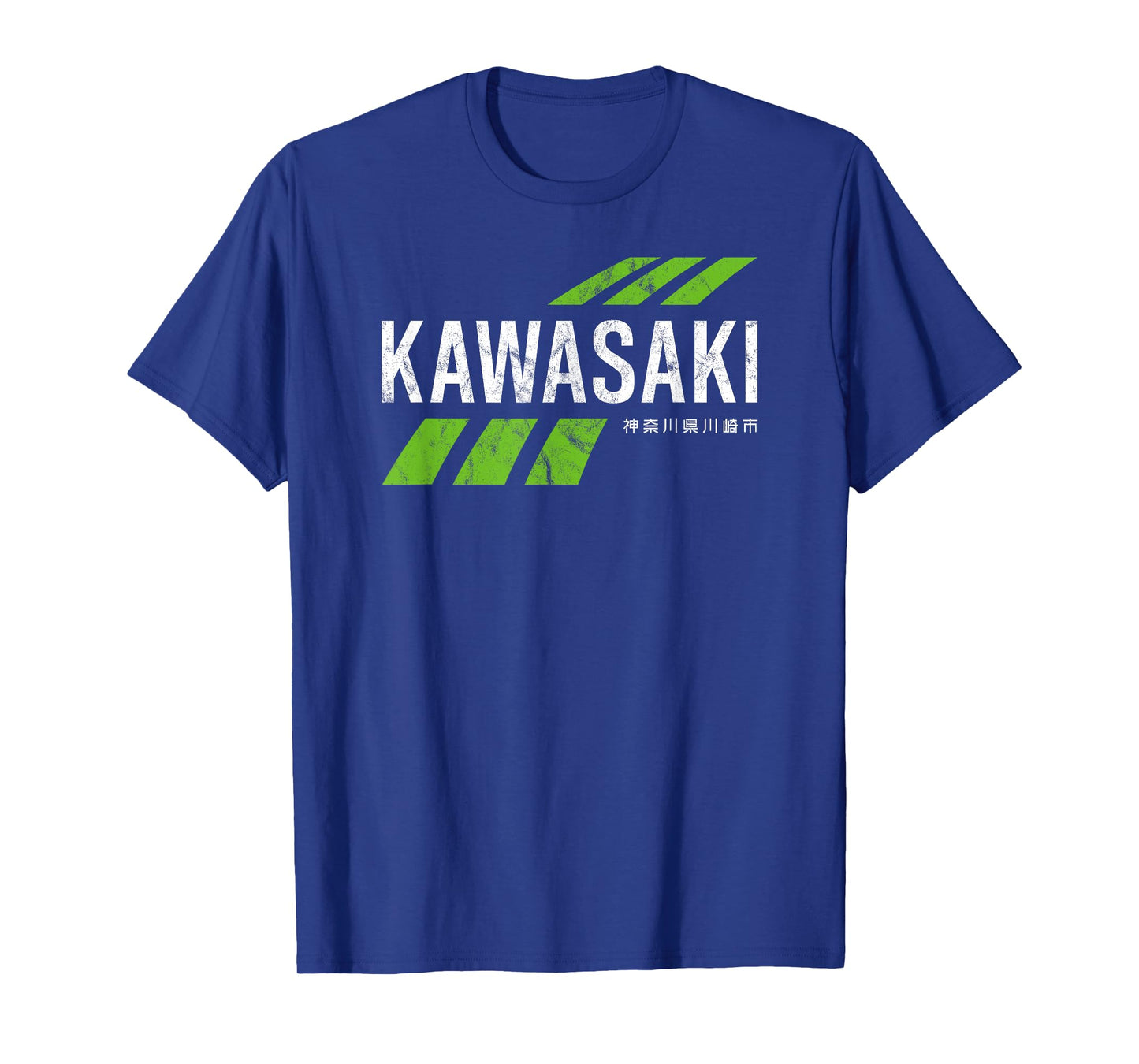 Retro Vintage KAWASAKI Green City for Men or Women T-Shirt