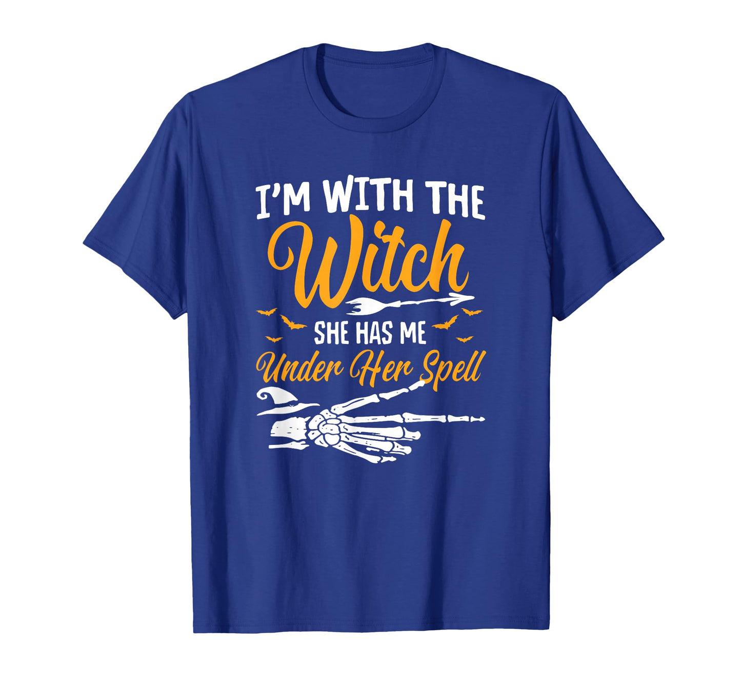 I'm with The Witch Funny Halloween Couple Costume Party T-Shirt
