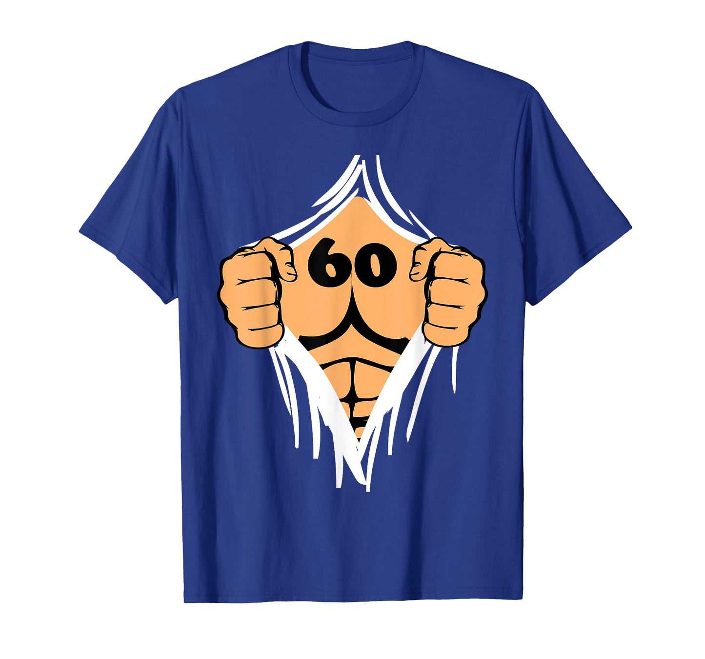 Funny Gag Birthday Gift TShirt Open Chest 60 Year Old Men T-Shirt