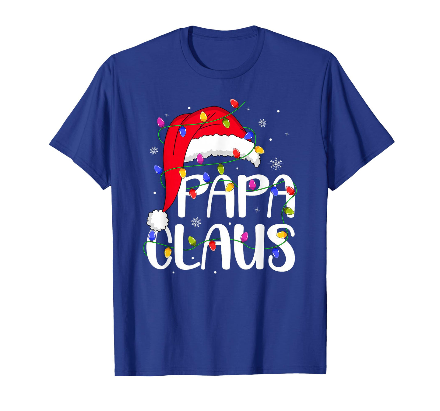 Papa Claus Christmas Family Matching Dad Daddy Xmas Pajamas T-Shirt