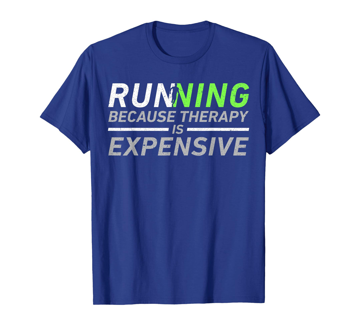 Running Therapy Funny Marathon Racer Runner Run Humor Outfit T-Shirt