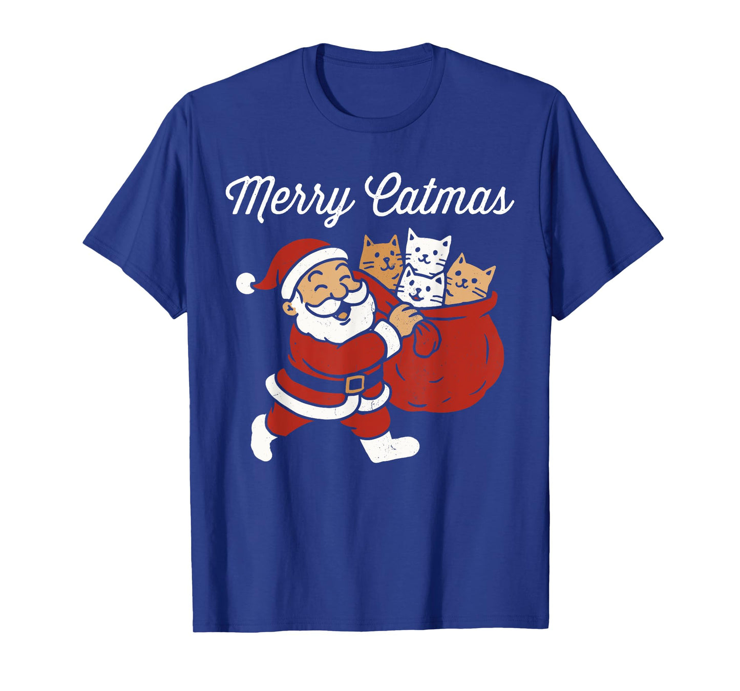 Merry Catmas, Santa cat Christmas T-Shirt