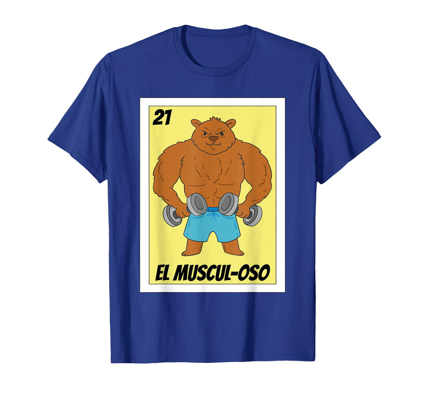 Funny Fitness Mexican Design - El Musculoso T-Shirt
