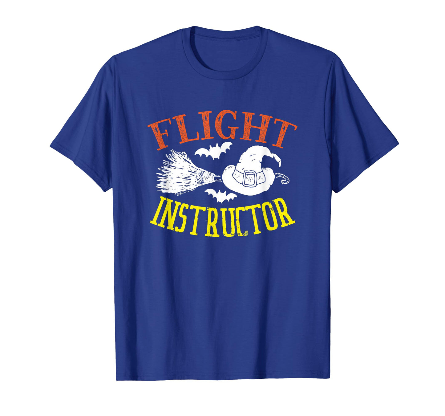 Funny Witch Flight Instructor Costume Halloween Broomstick T-Shirt