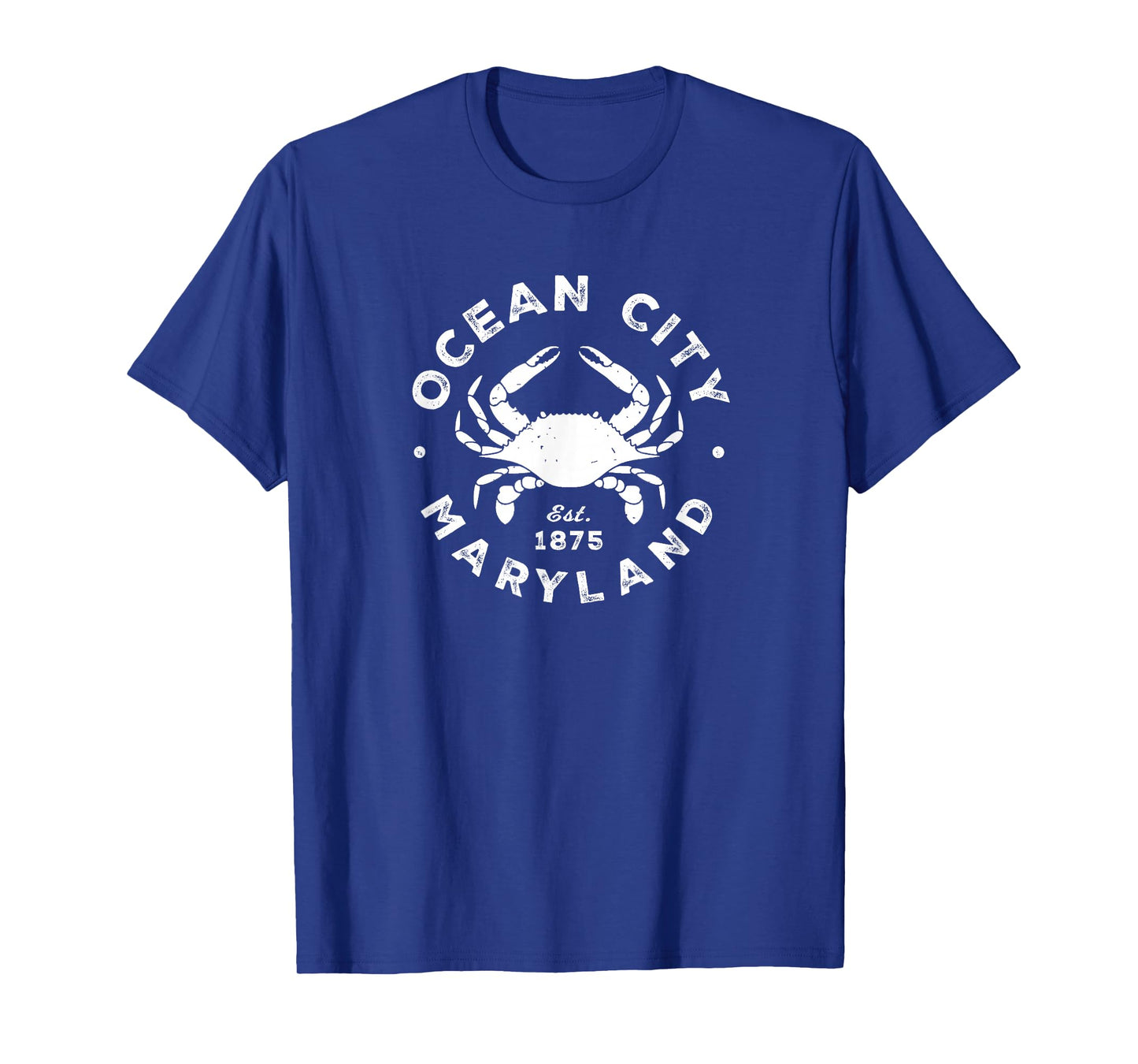 Ocean City Maryland Crab Souvenir Retro Throwback Men Women T-Shirt