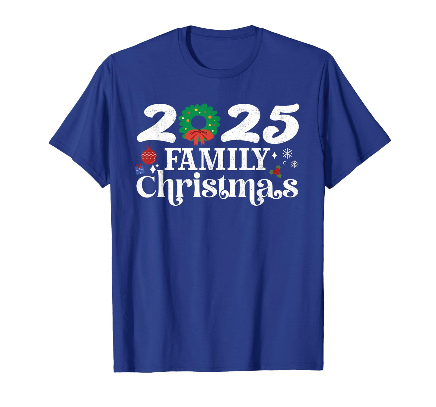 Family Matching Squad Christmas 2025 Crew Funny Xmas Santa T-Shirt