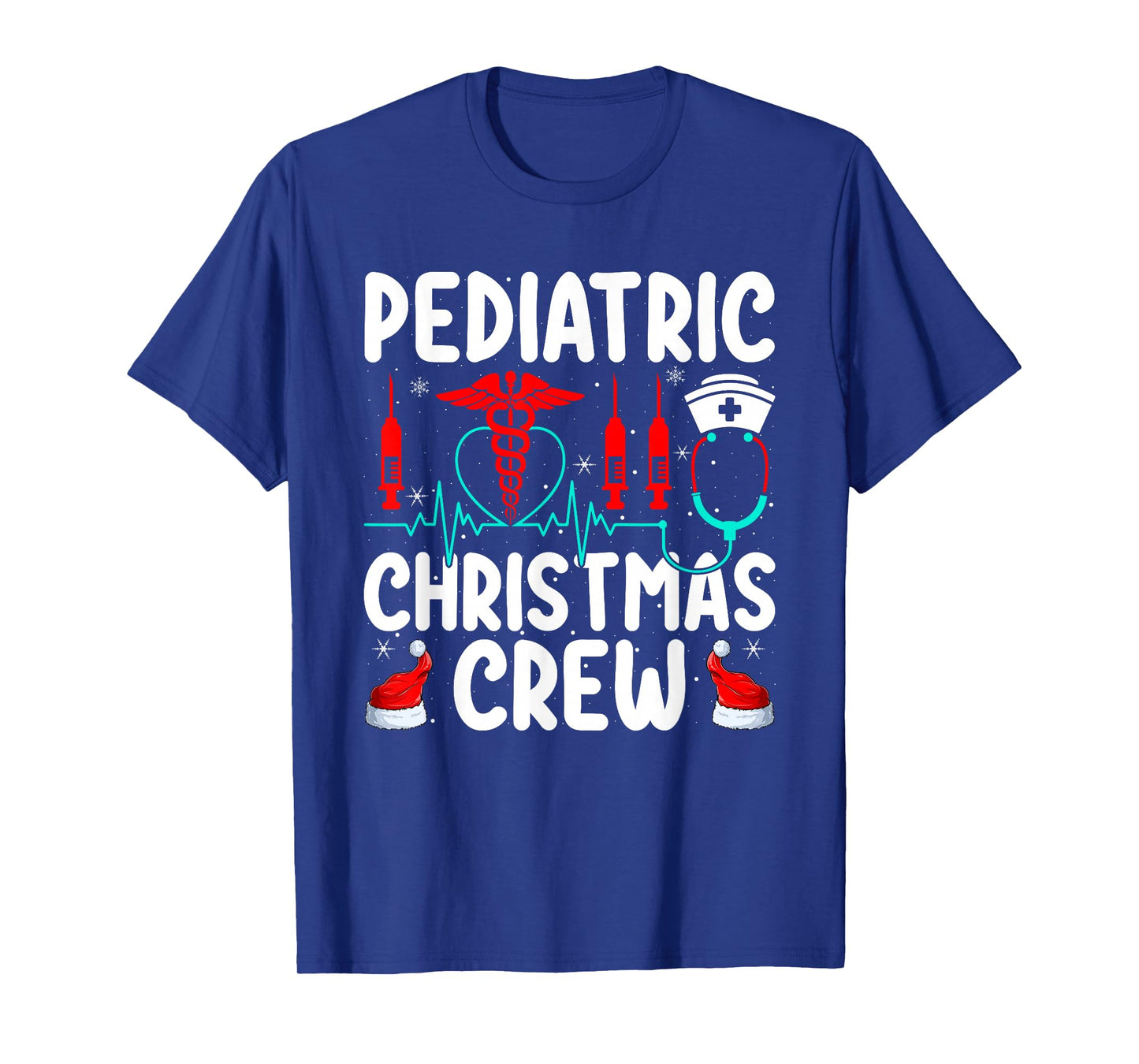 Pediatric Nurse Christmas Crew Nurse Medical Nursing Xmas T-Shirt