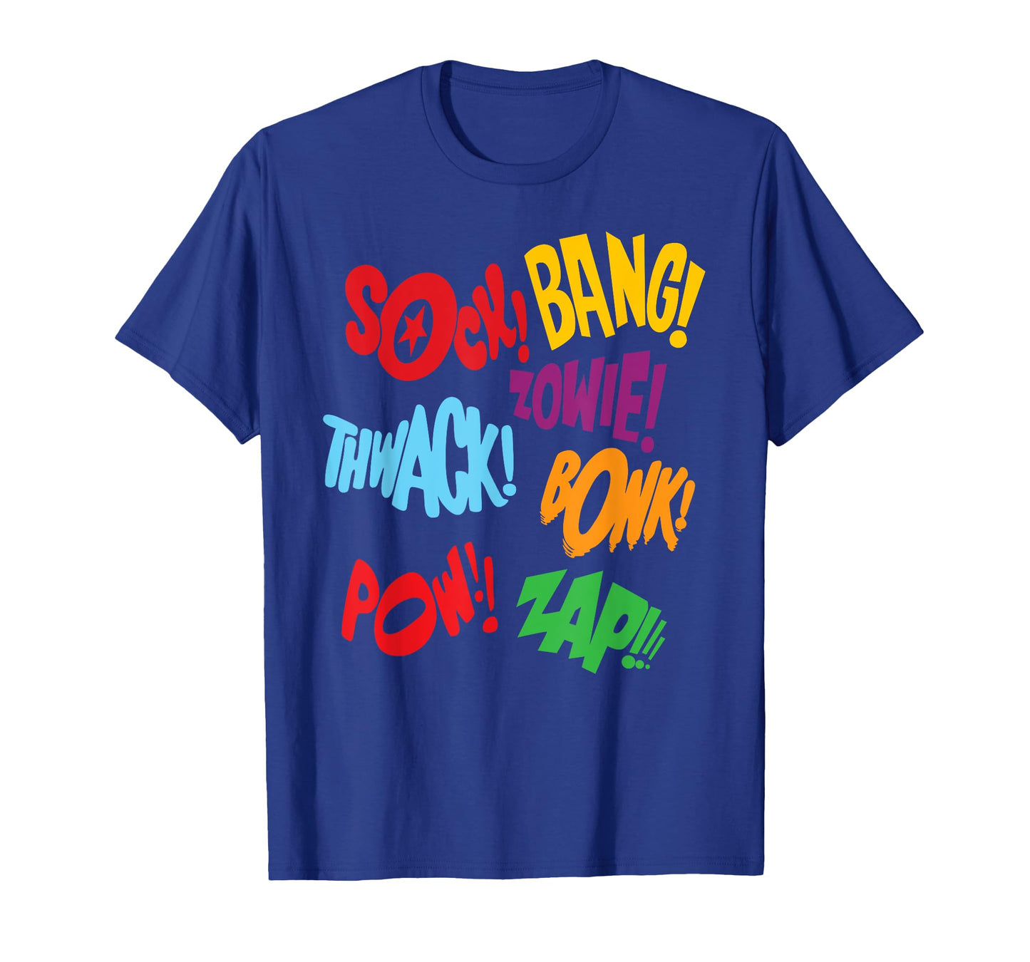 Retro Comic Book Action Sound Effects Sock Bang Pow T-Shirt