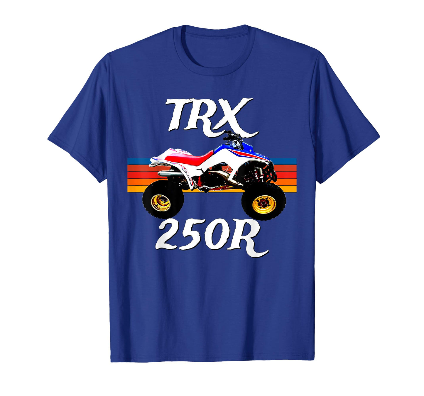 1986 Vintage Retro Four Wheeler ATV ATC TRX 250R T-Shirt, Small, Black
