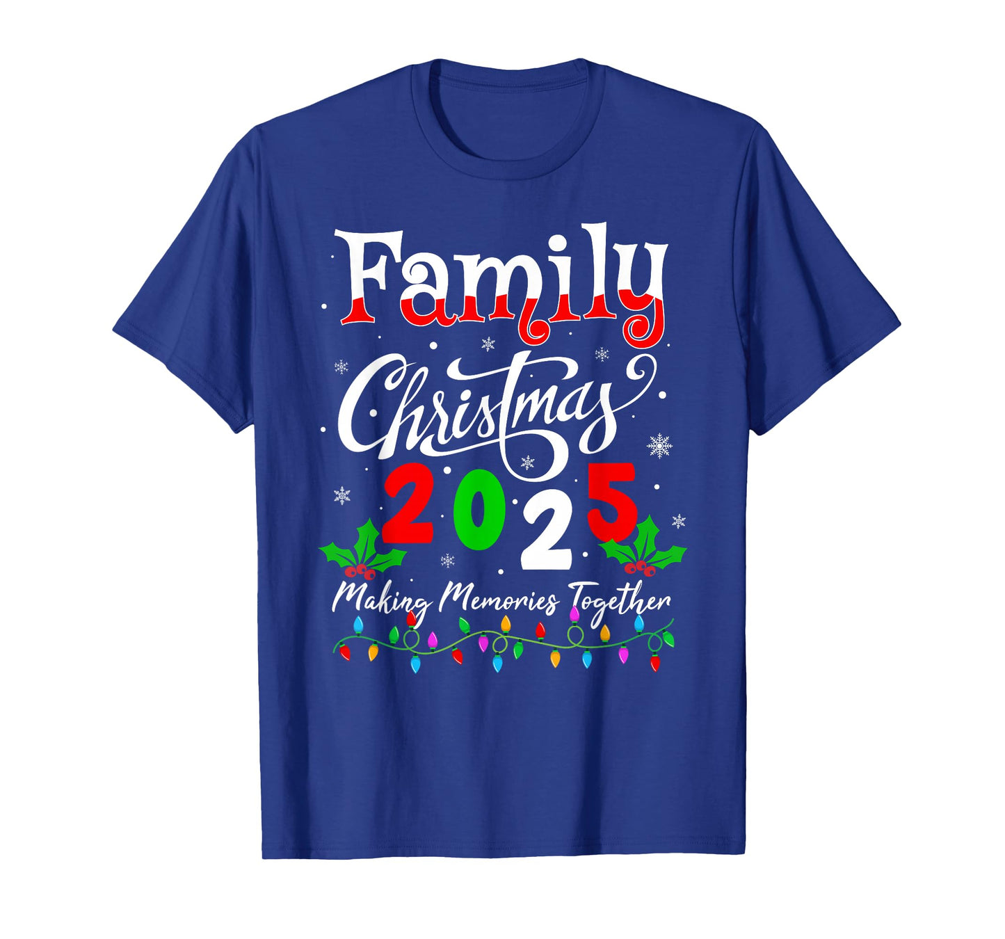 Family Christmas 2025 Matching Xmas Pajamas Christmas Squad T-Shirt