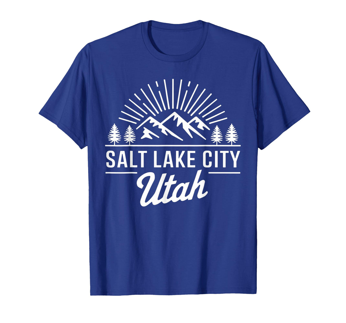 Vintage Salt Lake City Utah Vacation Hiking Mountains T-Shirt