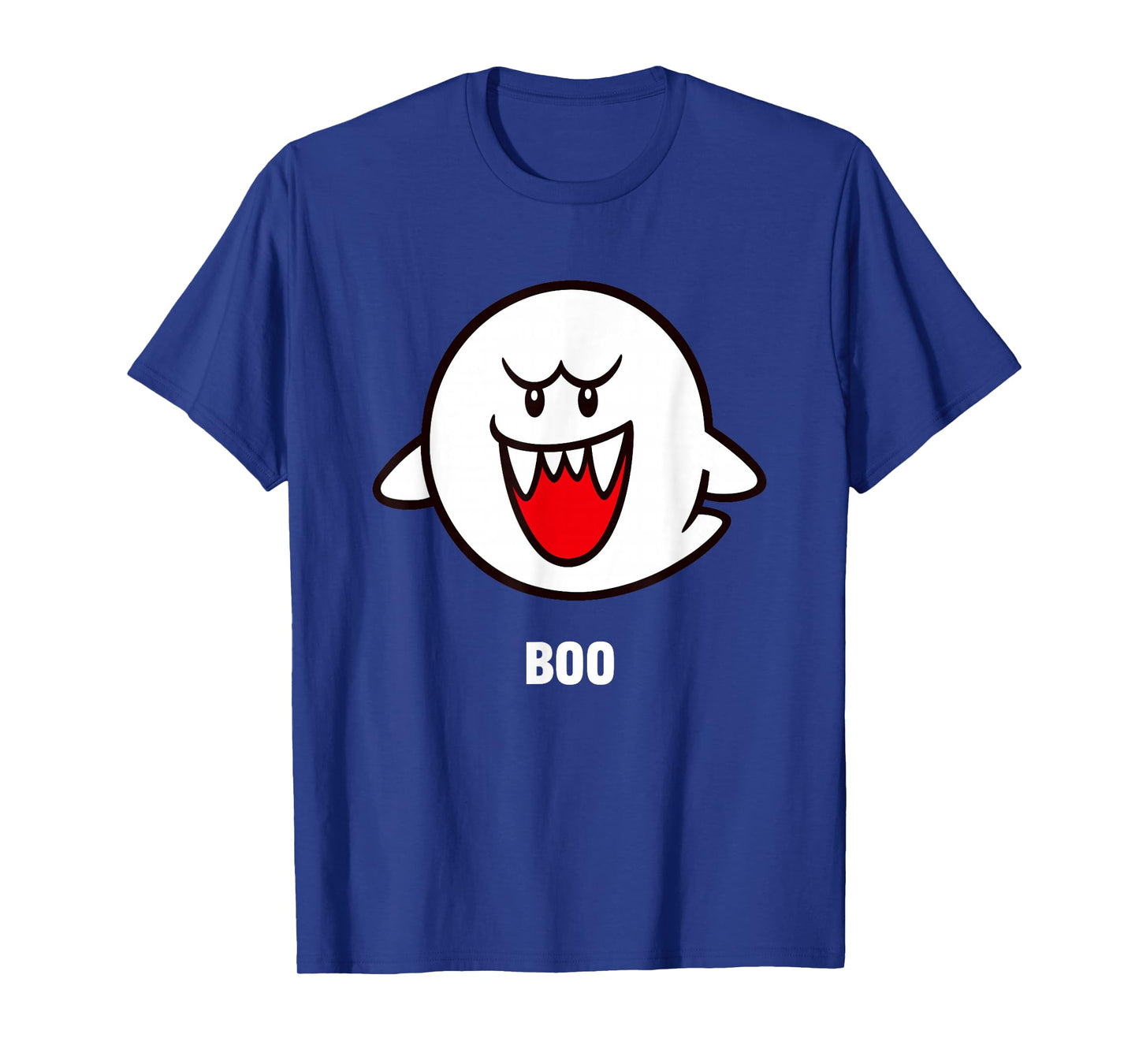 Super Mario Bros Boo Spooky Ghost Center Icon T-Shirt