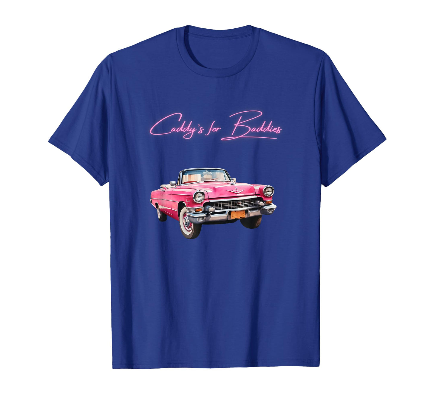 Pink Cadillac Lookin Vehicle - Vintage Style - Oldschool T-Shirt