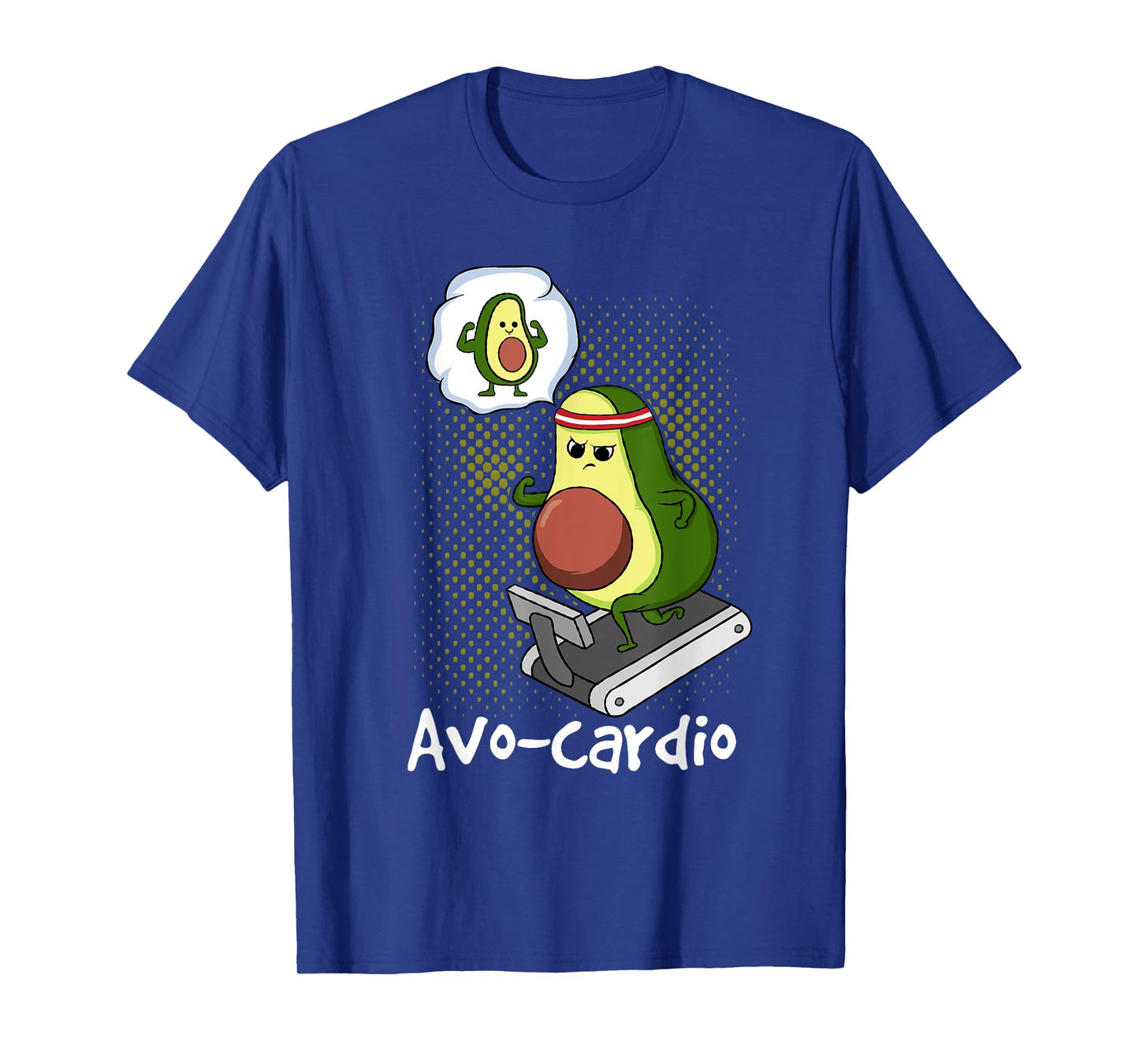AvoCardio Funny Avocado Cardio Running Exercise Pun Gym Gift T-Shirt