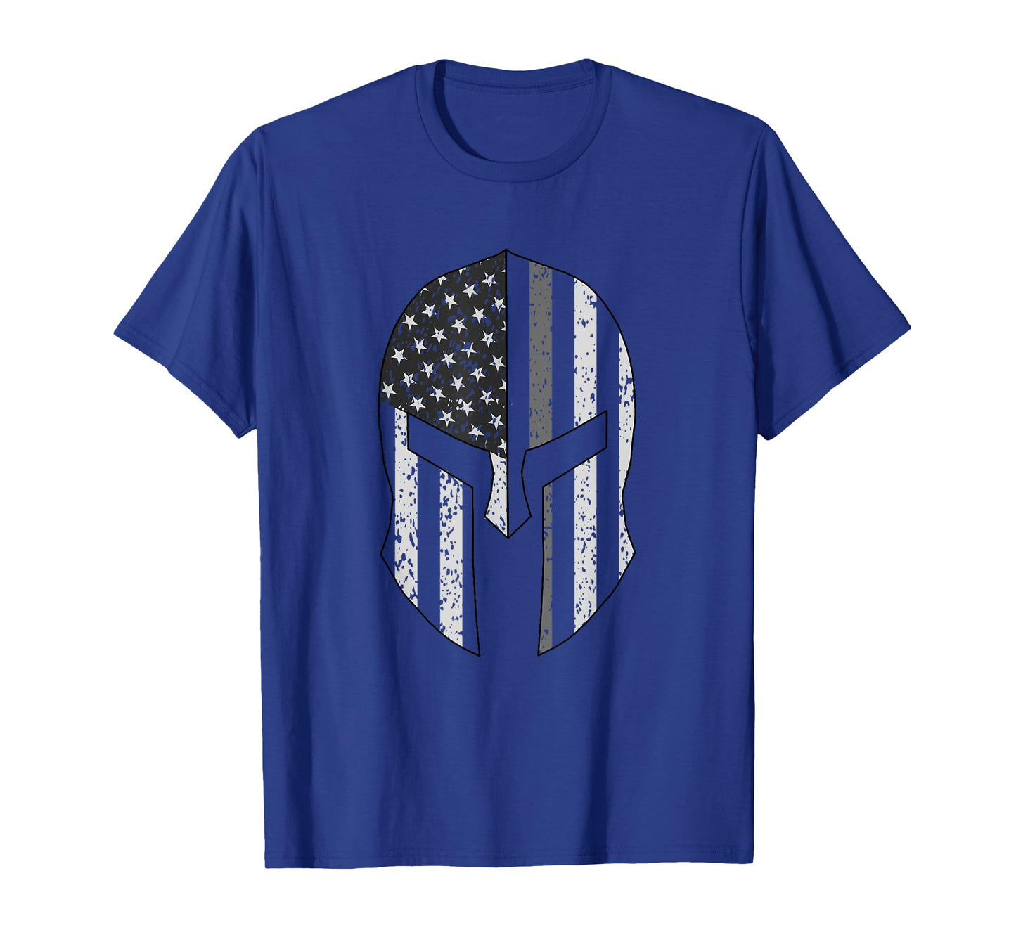 American Flag Warrior Helmet Corrections Officer T-Shirt T-Shirt