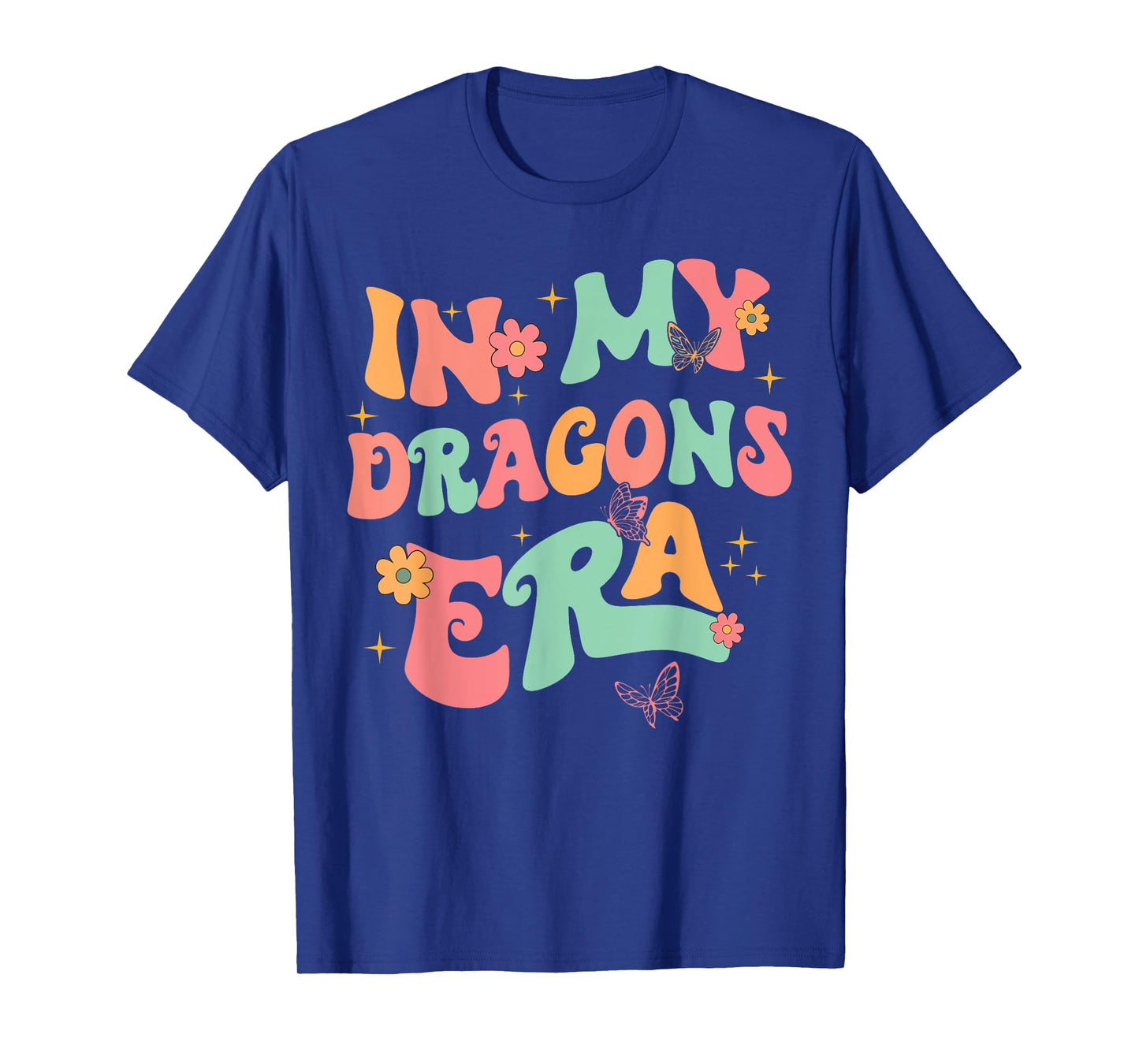 In My Dragons Era Back to School Spirit Game Retro Groovy T-Shirt