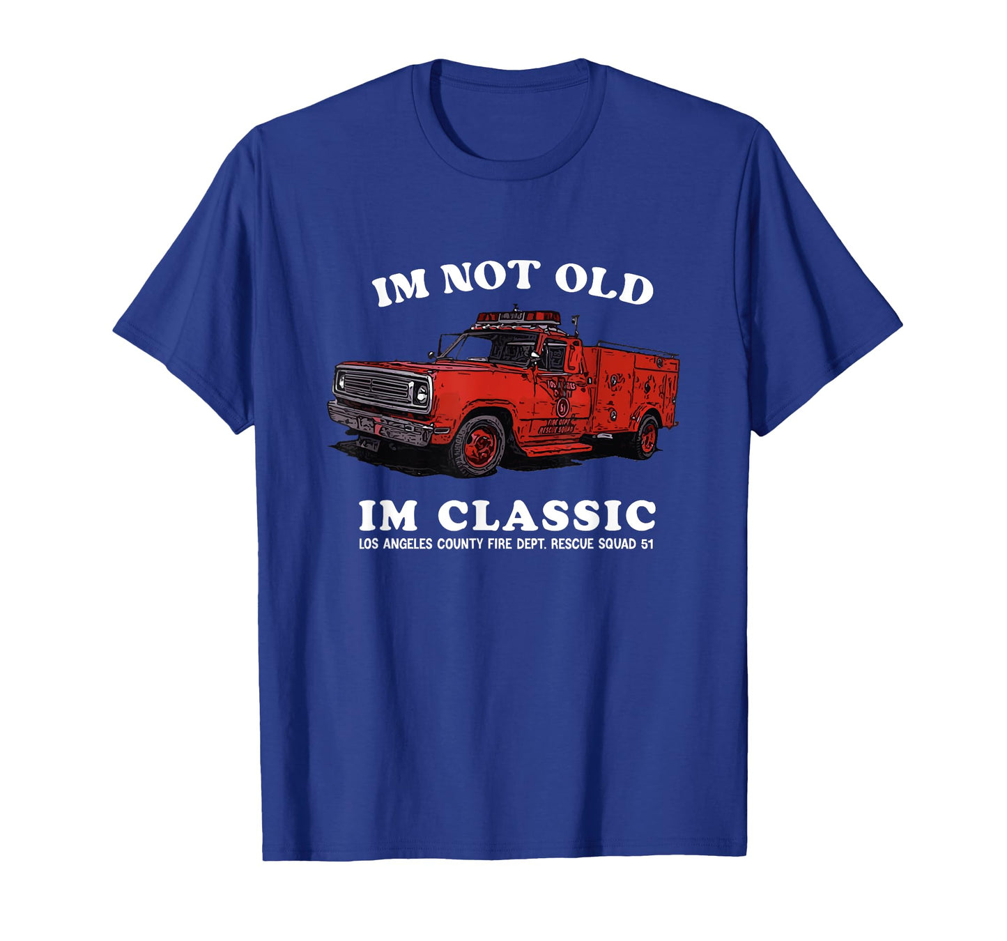retro im not old im classic for grandpa Emergency Squad 51 T-Shirt