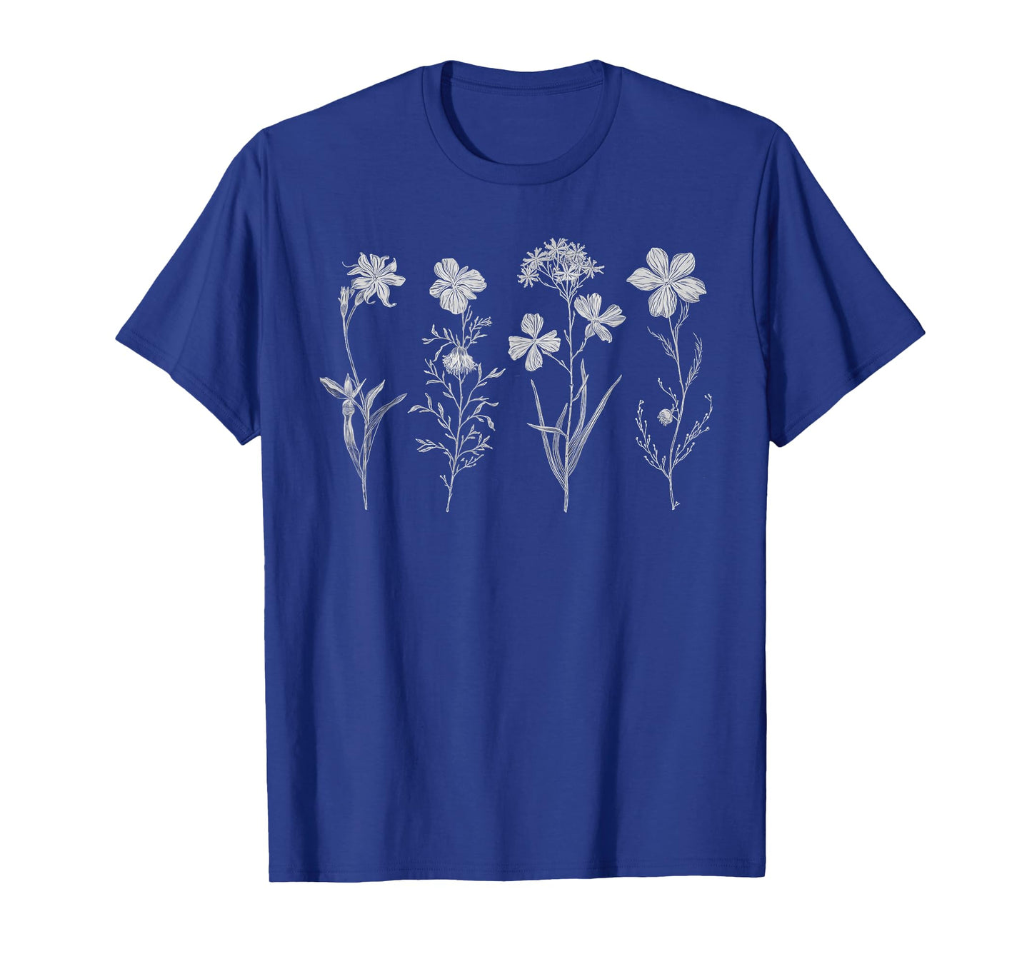 Vintage Wildflower Design for Women & Moms, Floral Lover T-Shirt