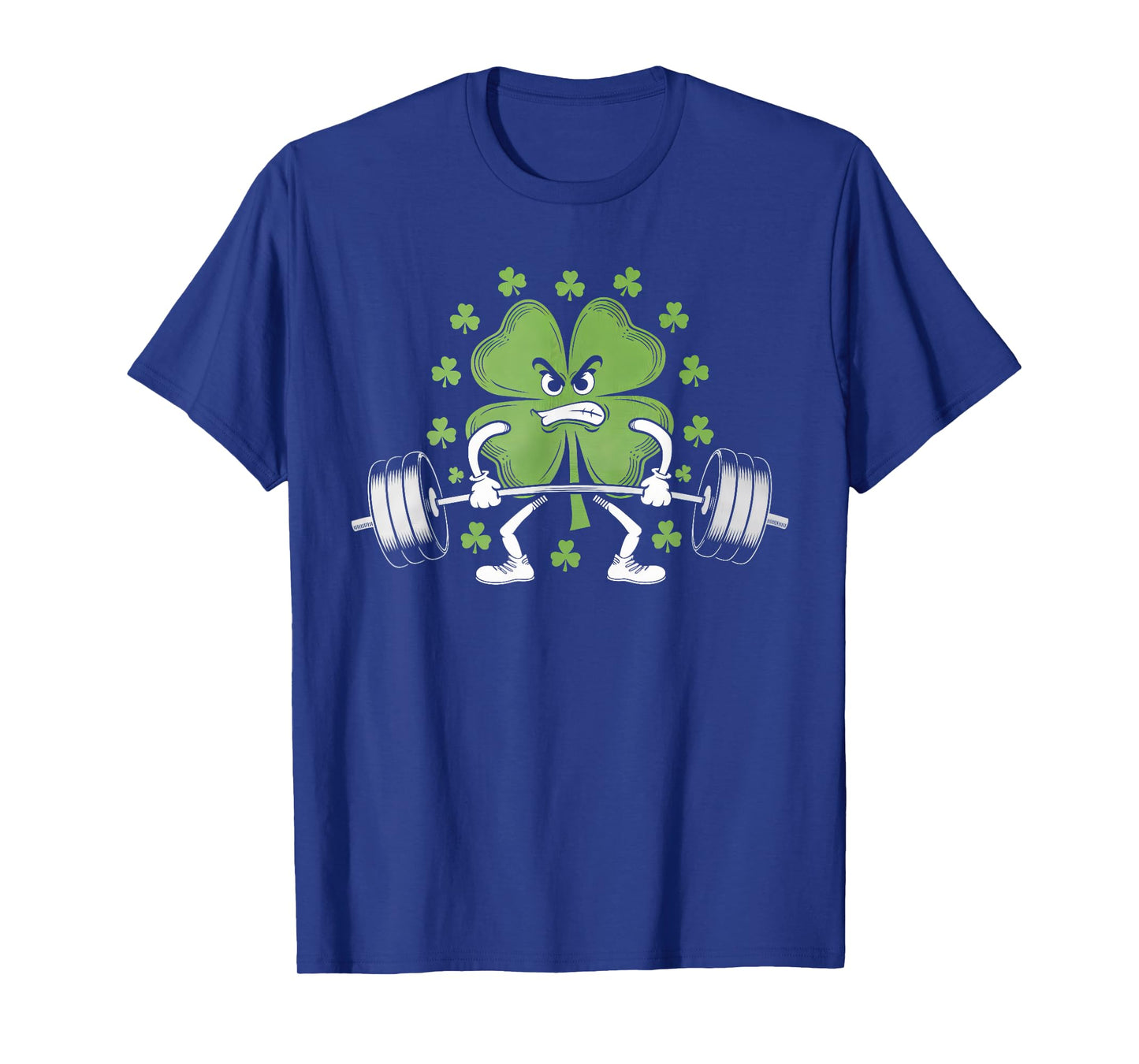 Lifting Shamrock St Patricks Day Fitness Gym Workout Funny T-Shirt