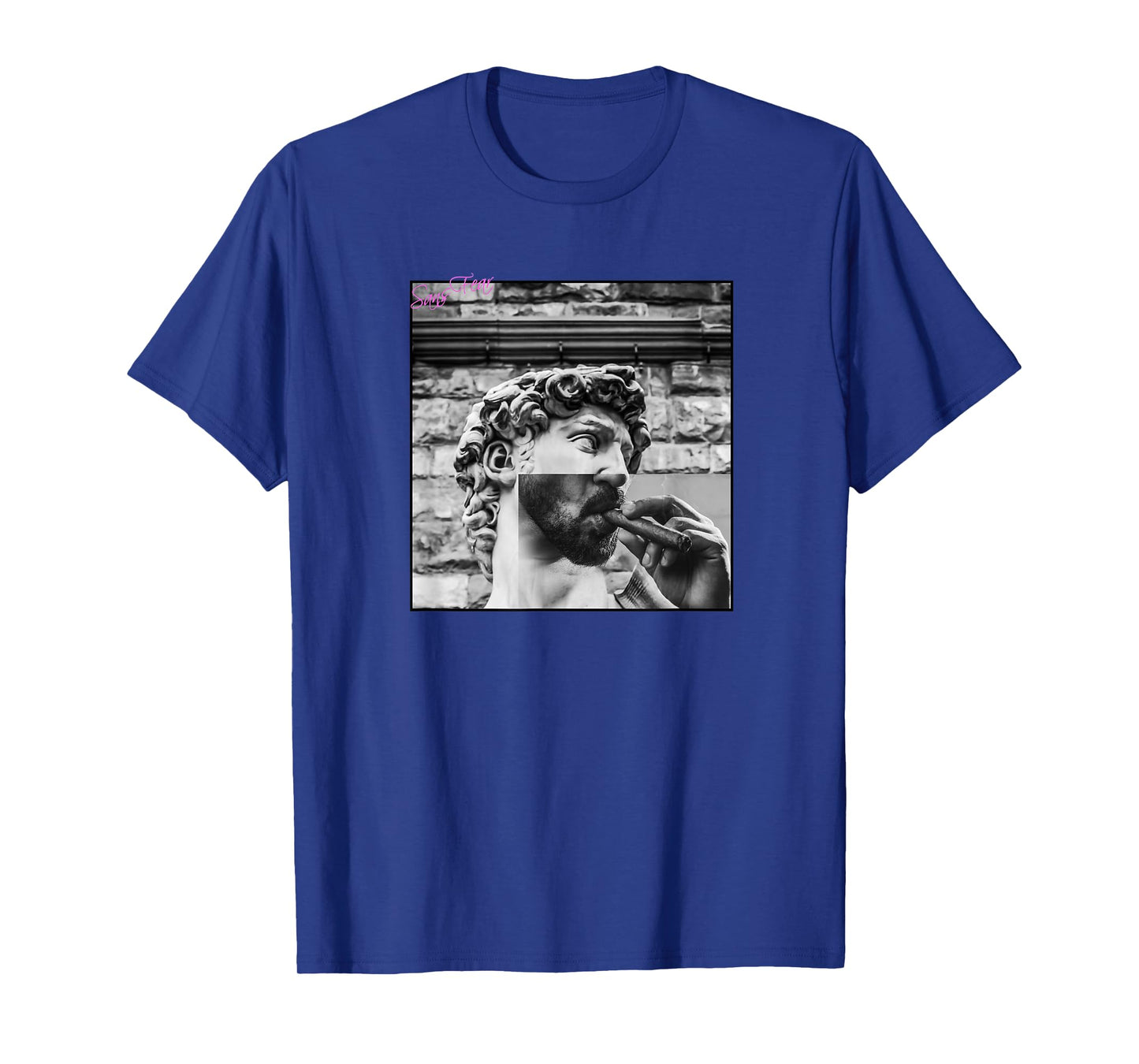 Bad David Michelangelo smoking cigar T-Shirt