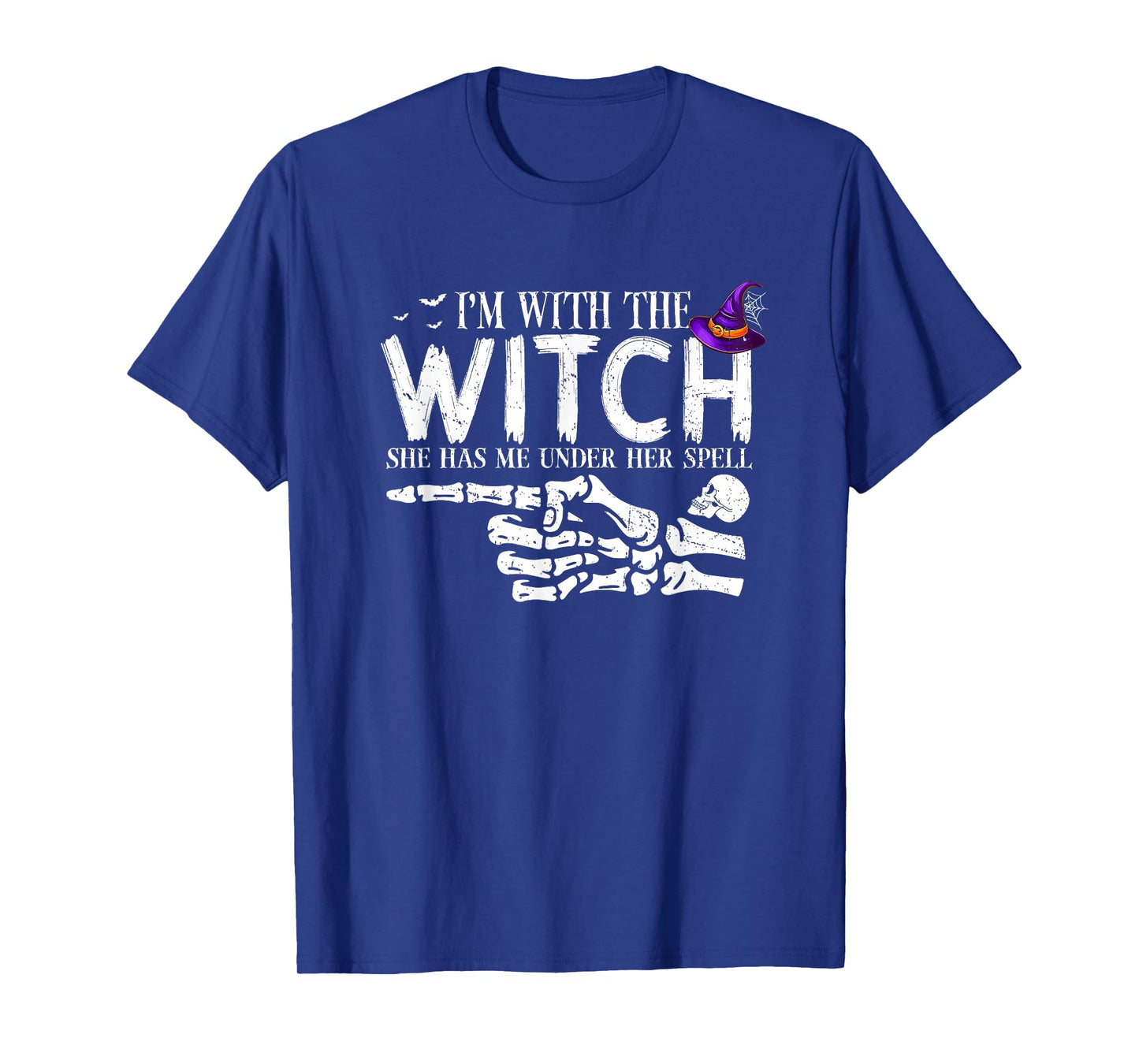 I'm with The Witch Funny Halloween Couple Costume Party T-Shirt
