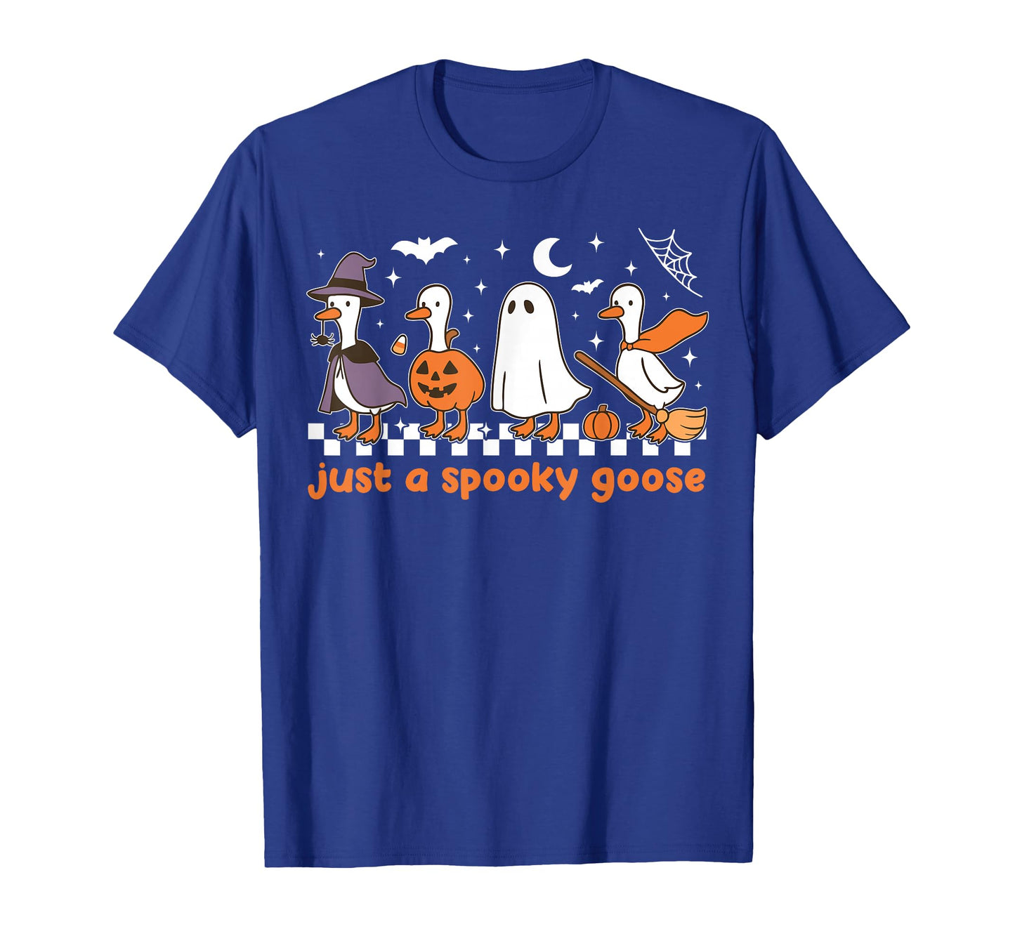 Just A Spooky Goose Halloween Silly Goose Funny Halloween T-Shirt