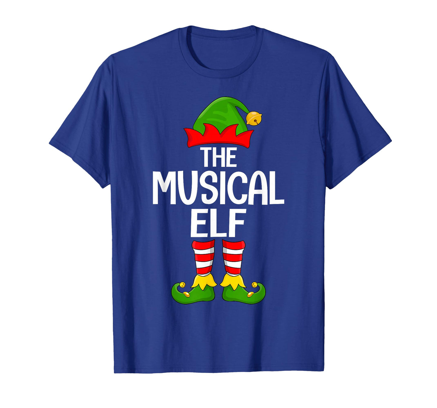 Musical Elf Xmas Matching Family Elf Squad Christmas T-Shirt