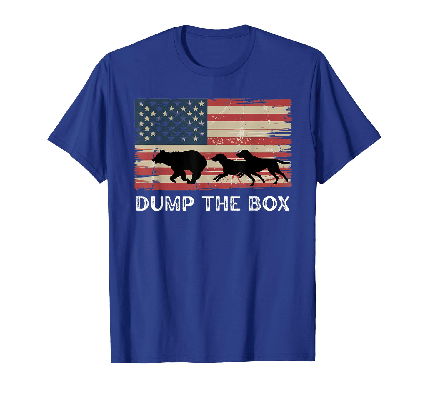 Fife Life Dump The Box Bear Hunting Hounds Vintage American T-Shirt