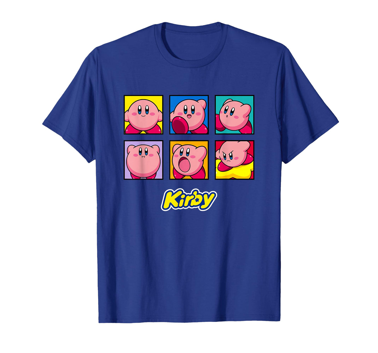 Kirby Emotions Color Portrait Box Ups T-Shirt