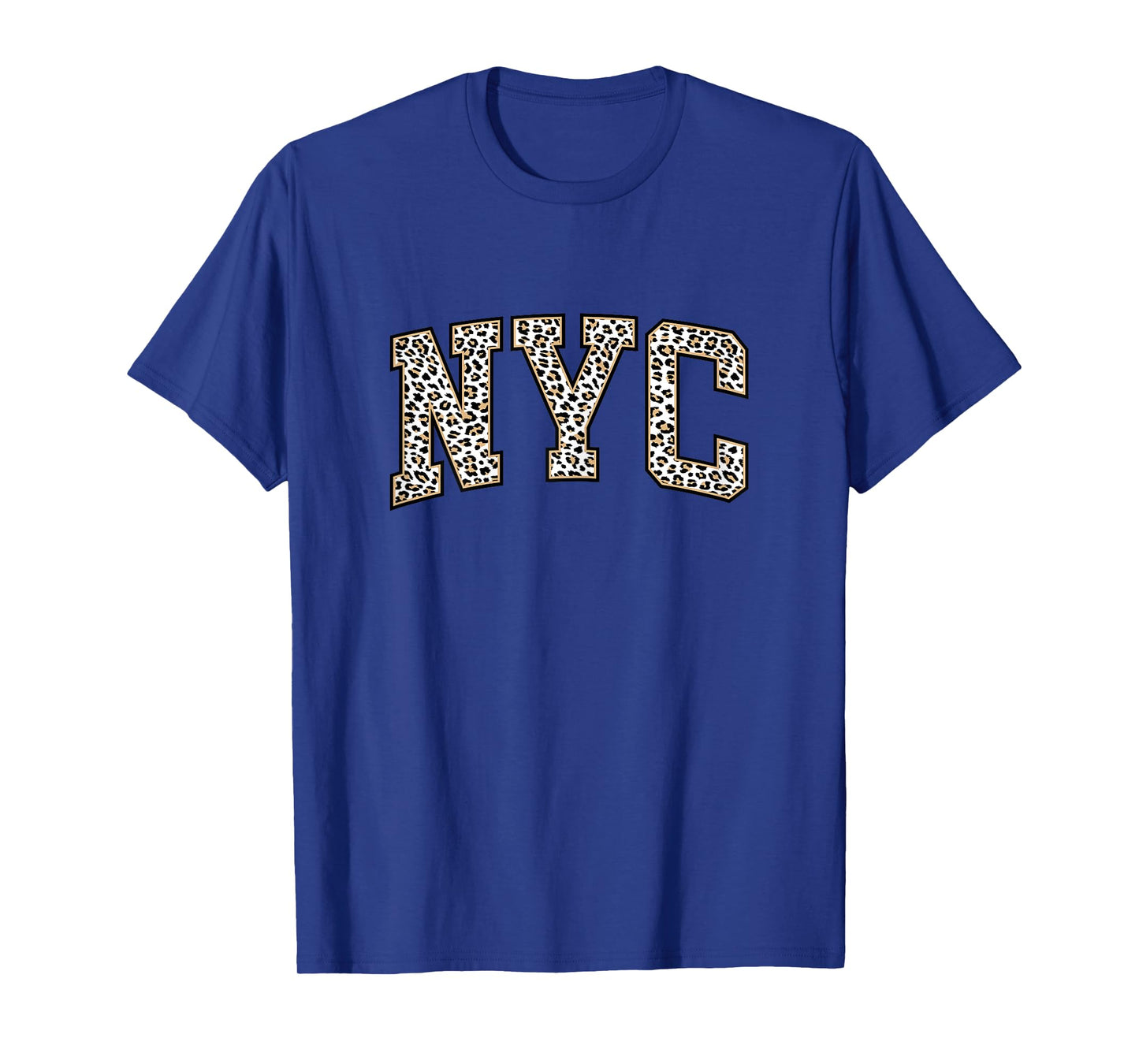 New York City Tshirt For Women | Stylish Leopard Print NYC T-Shirt