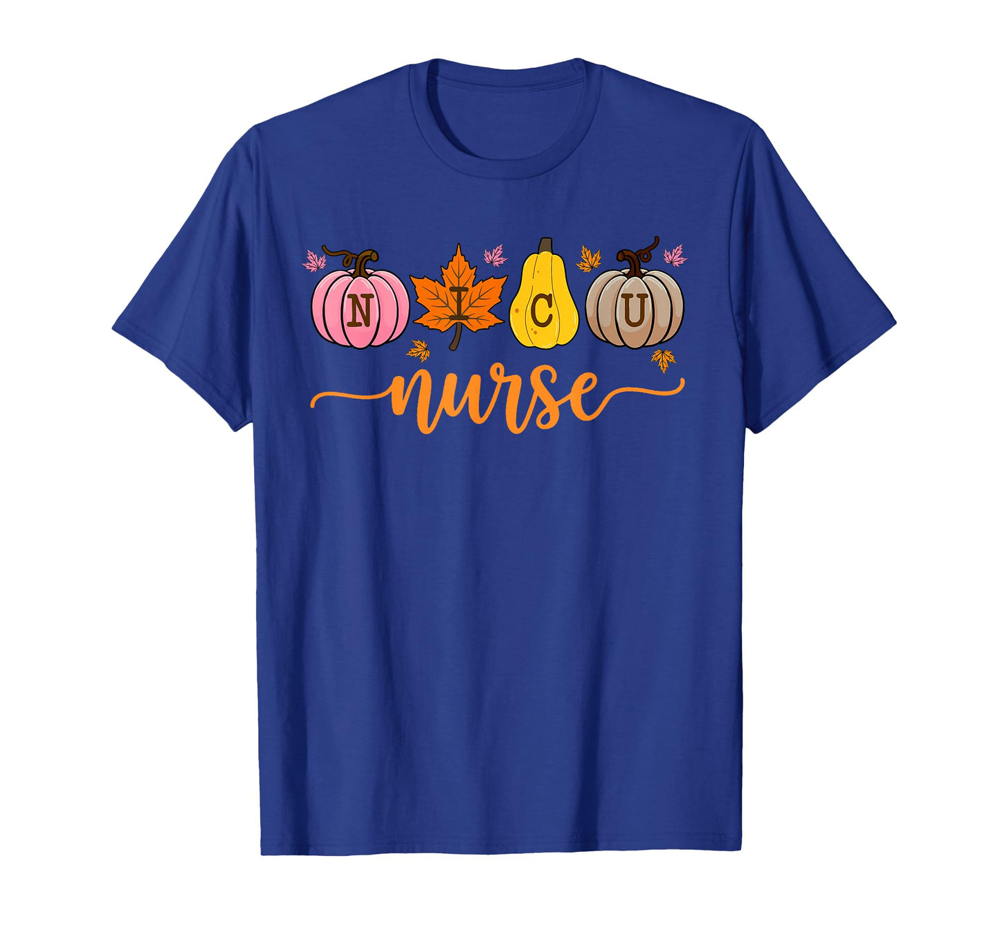 NICU Nurse Halloween Spooky Pumpkin Neonatal Intensive Care T-Shirt