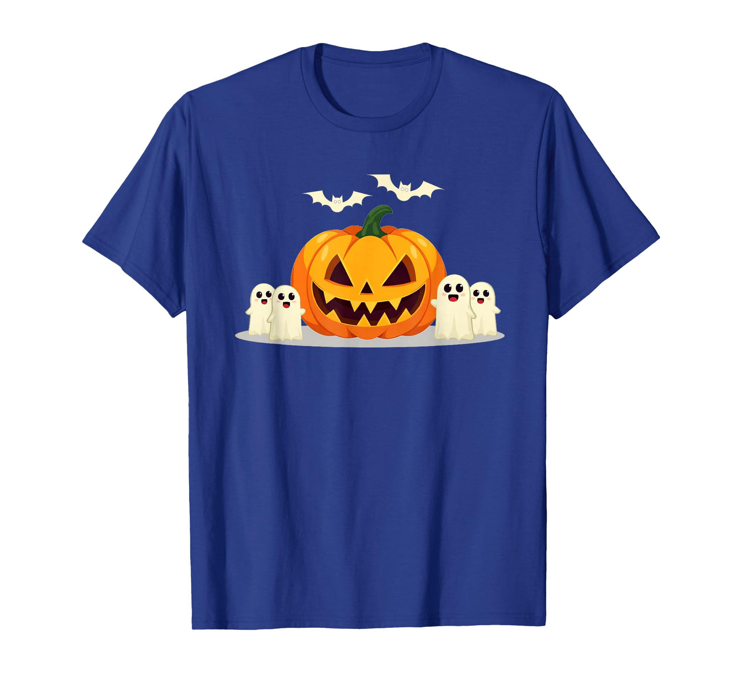 Halloween Pumpkin Greeting Ghosts Boo Funny Men Women Kids T-Shirt