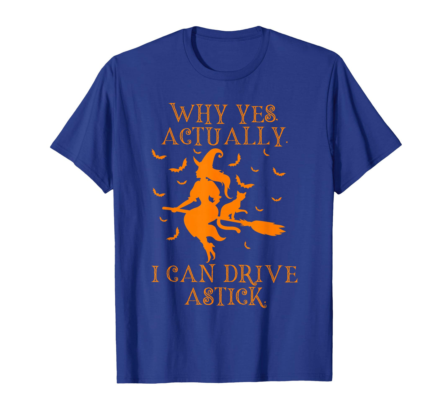 Funny Witch Flying Broomstick Halloween T-Shirt
