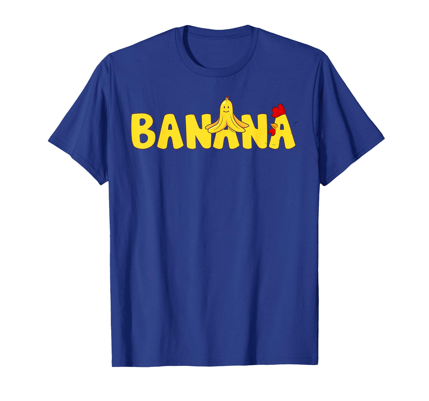 Funny Chicken & Banana Halloween Couples Family Costume 2025 T-Shirt