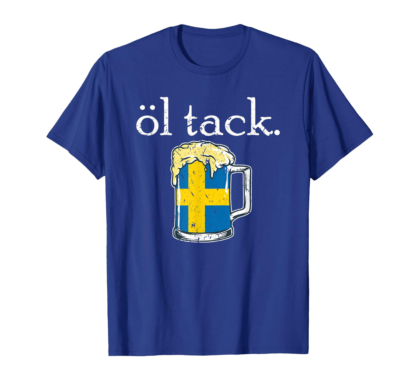Sweden Beer Please Swedish Flag Γl Tack Travel Drinking T-Shirt
