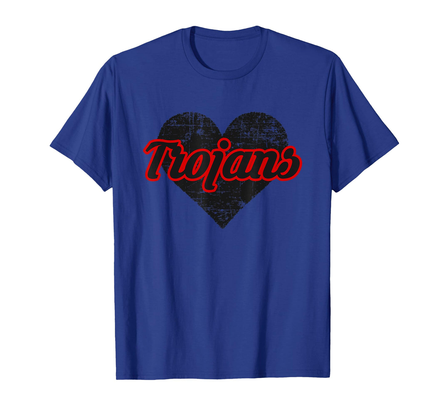 Muscle Shoals Trojans Over Heart T-Shirt