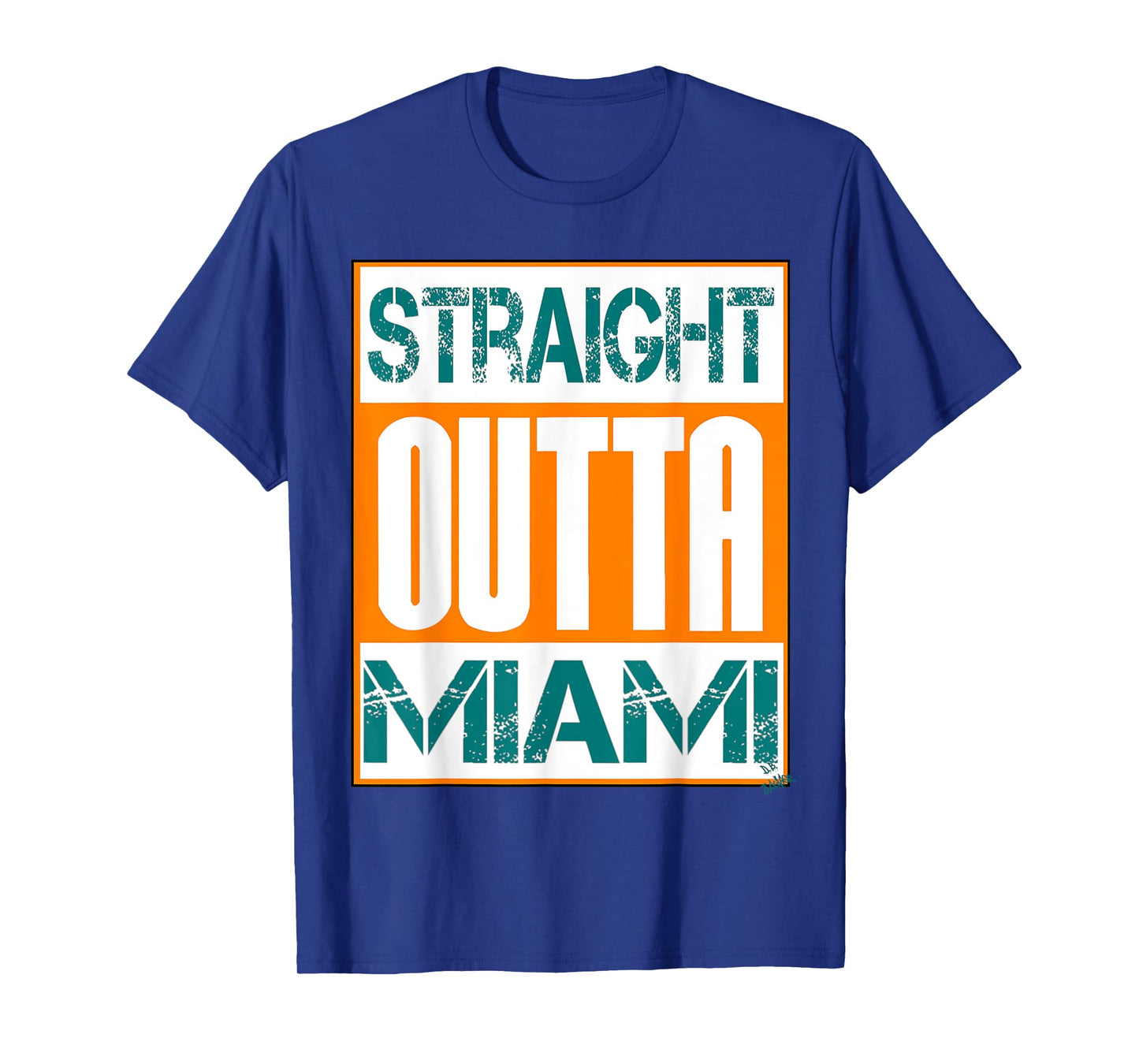 Miami shirt hip hop - city name - straight outta Miami T-Shirt