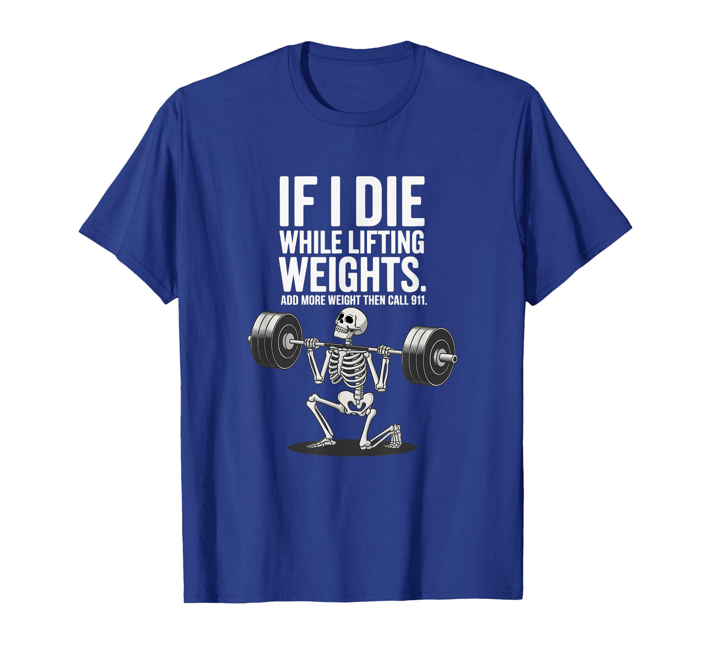 Hardcore Gym Lifter Apparel Unisex-Adults Black Small Modern Humorous Gym Skeleton Workout Fitness T-Shirt