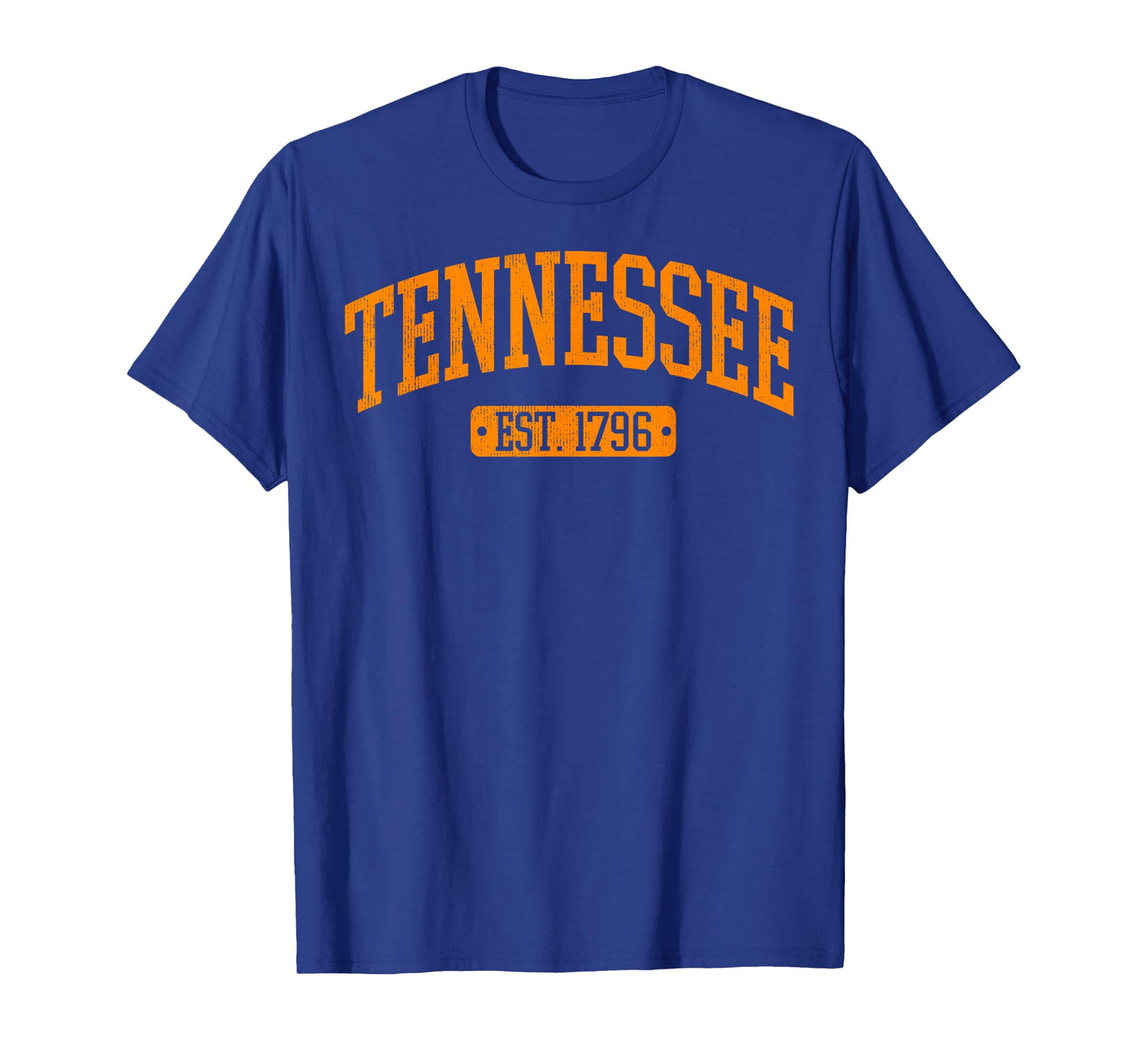 Classic TN Orange Print Retro Varsity Vintage Tennessee T-Shirt