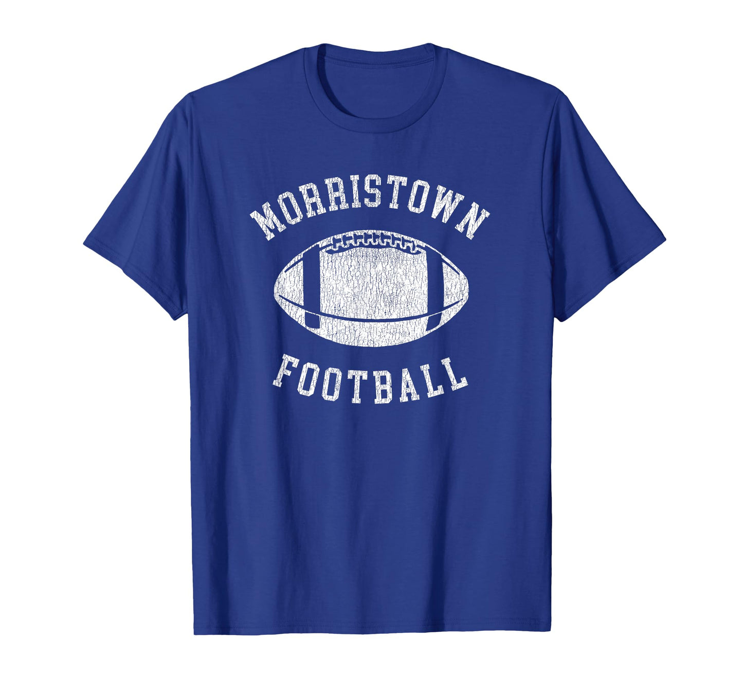 Morristown Football Distressed Vintage 80's Throwback Classi T-Shirt
