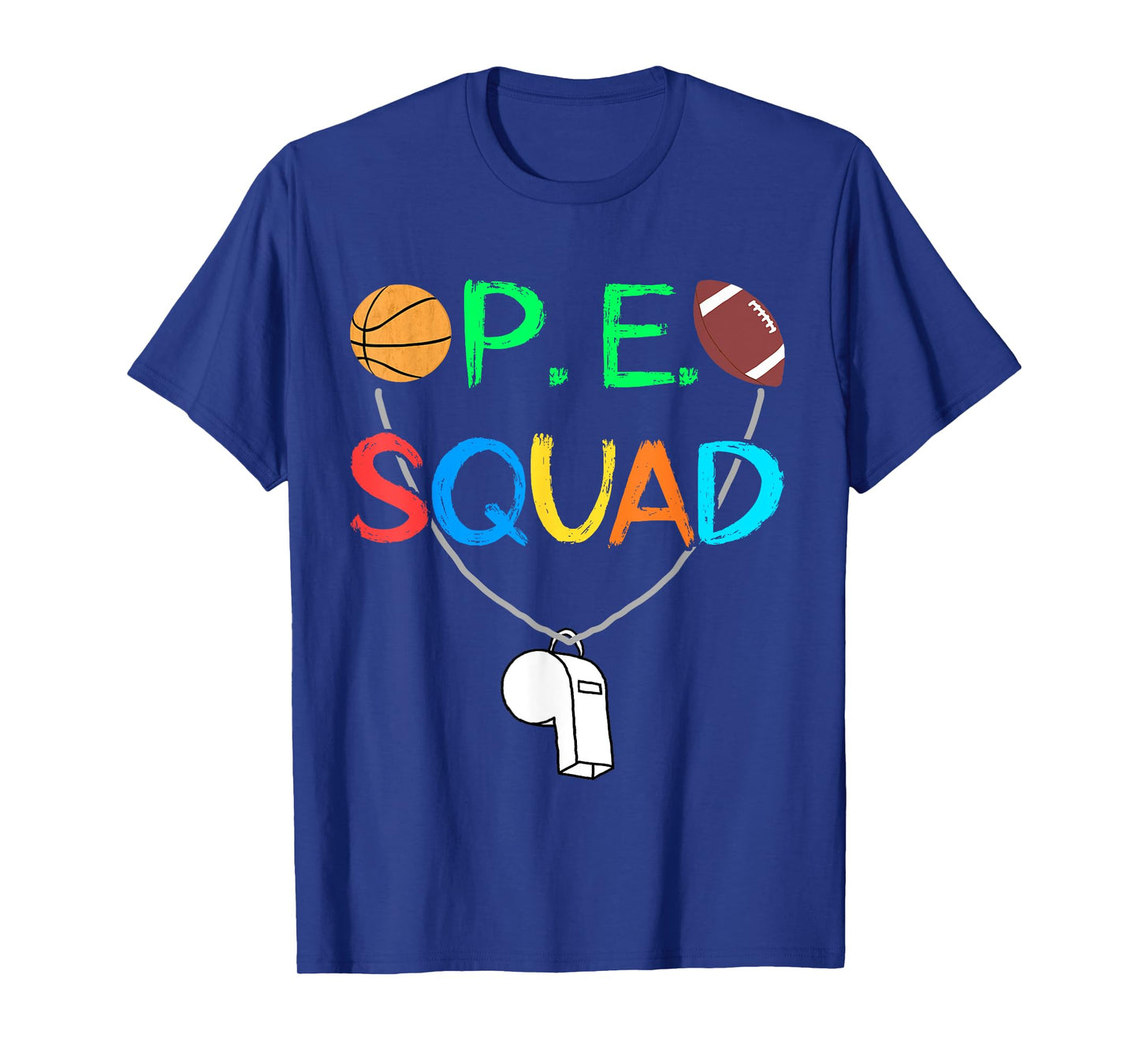 PE Teacher Squad P.E. Team School Fitness Teacher Crew Men Women Kids T-Shirt