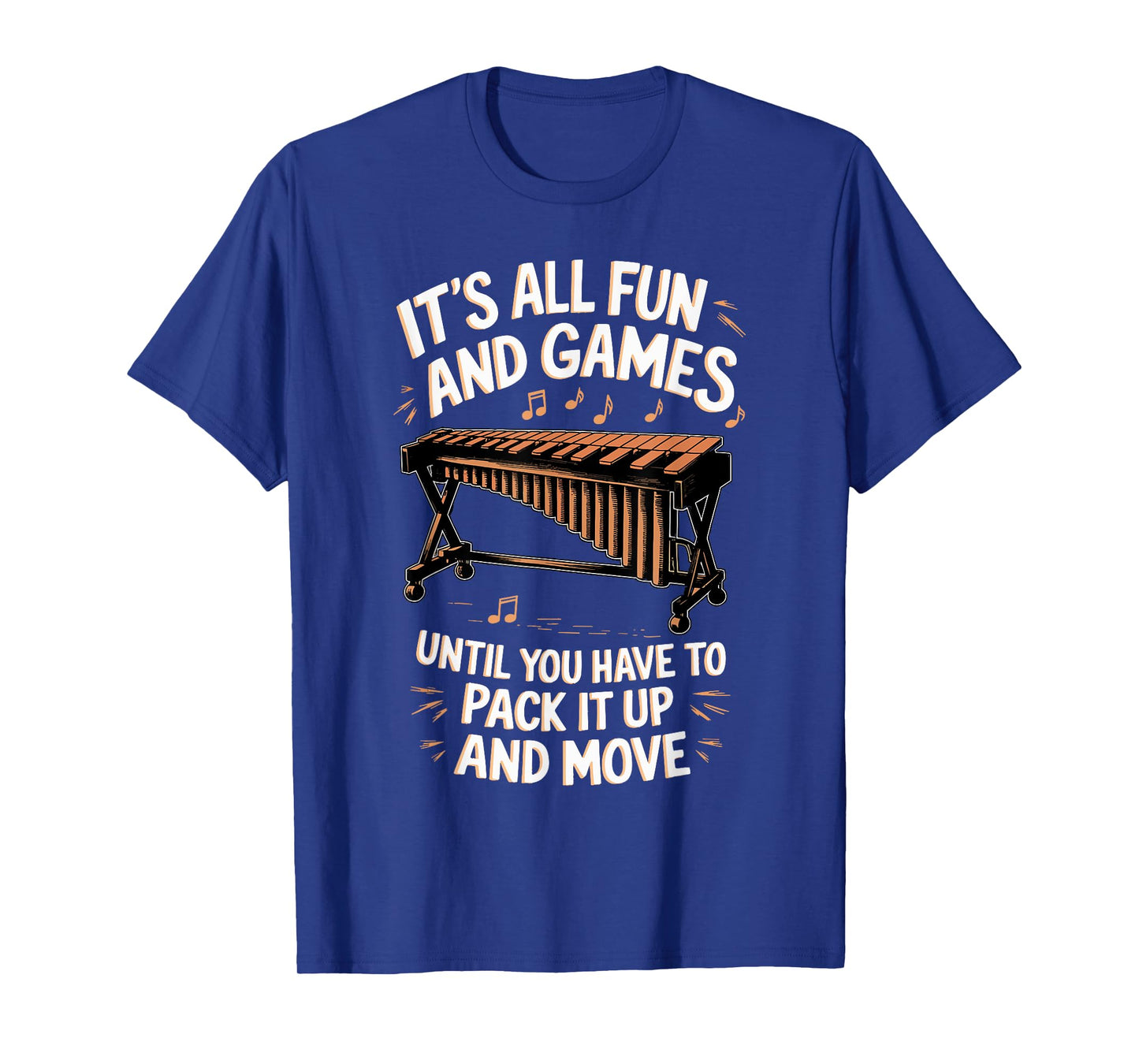 It's All Fun Games Marimbist Musician Vibraphonist Marimba T-Shirt