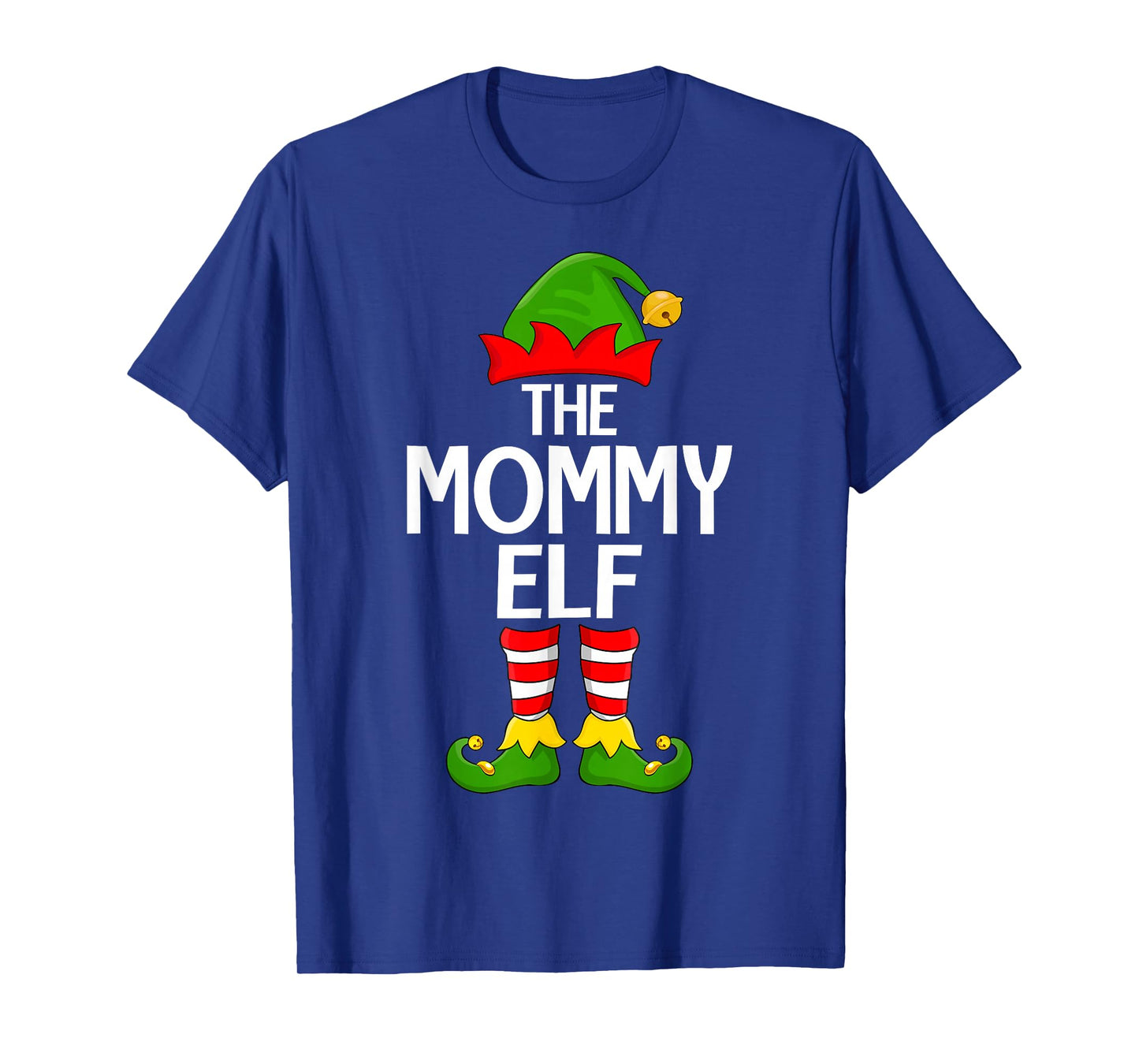 Mommy Elf Xmas Matching Family Elf Squad Christmas Women T-Shirt