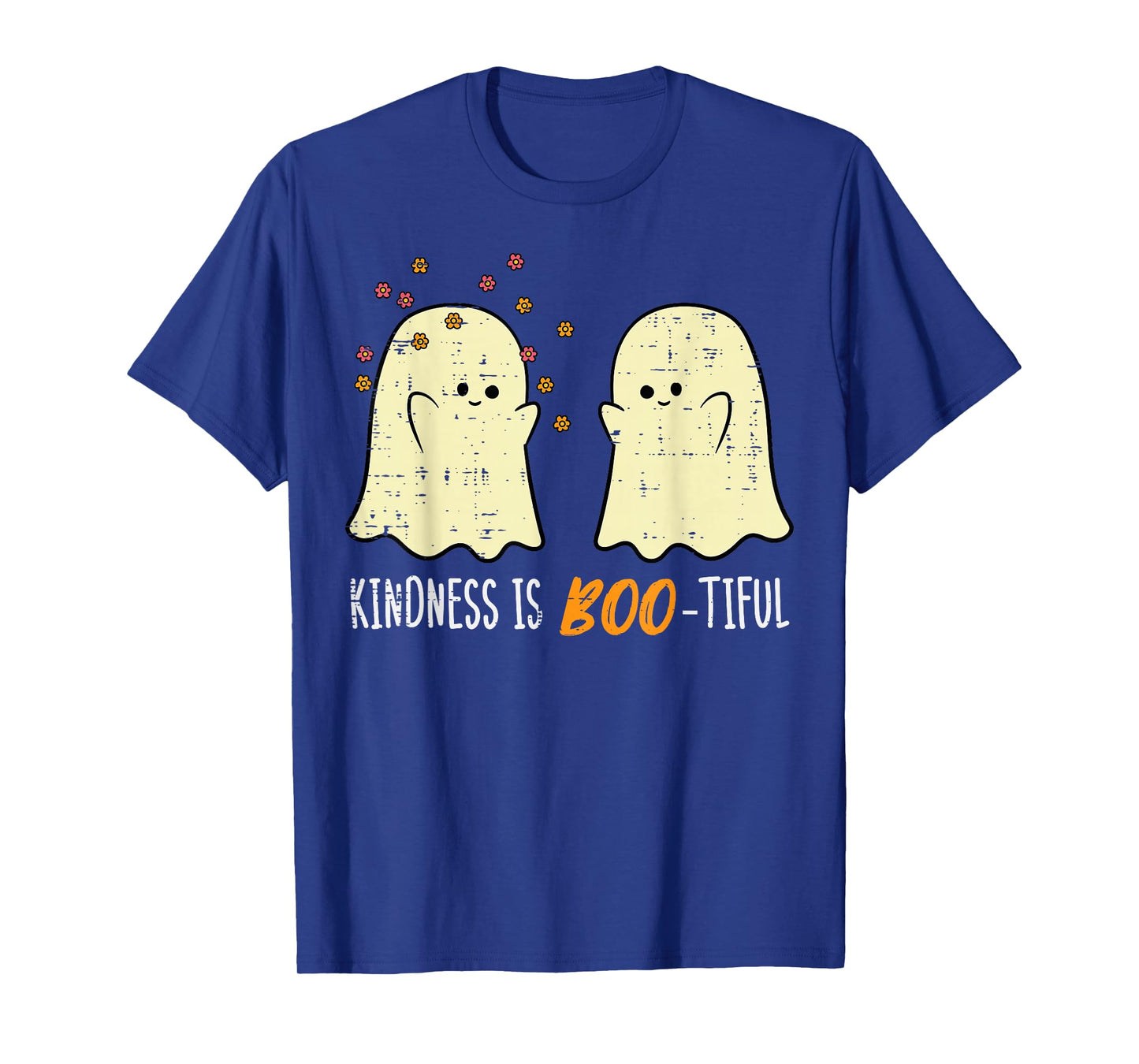 Halloween Ghosts Kindness Boo Tiful Costume Women Girls Kids T-Shirt